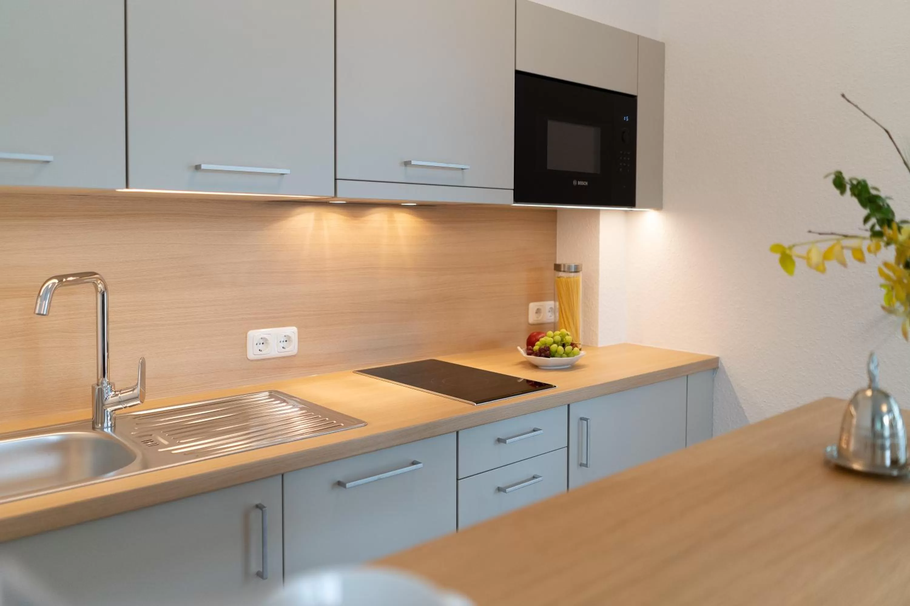 Kitchen or kitchenette in Hotel zum Kuhhirten