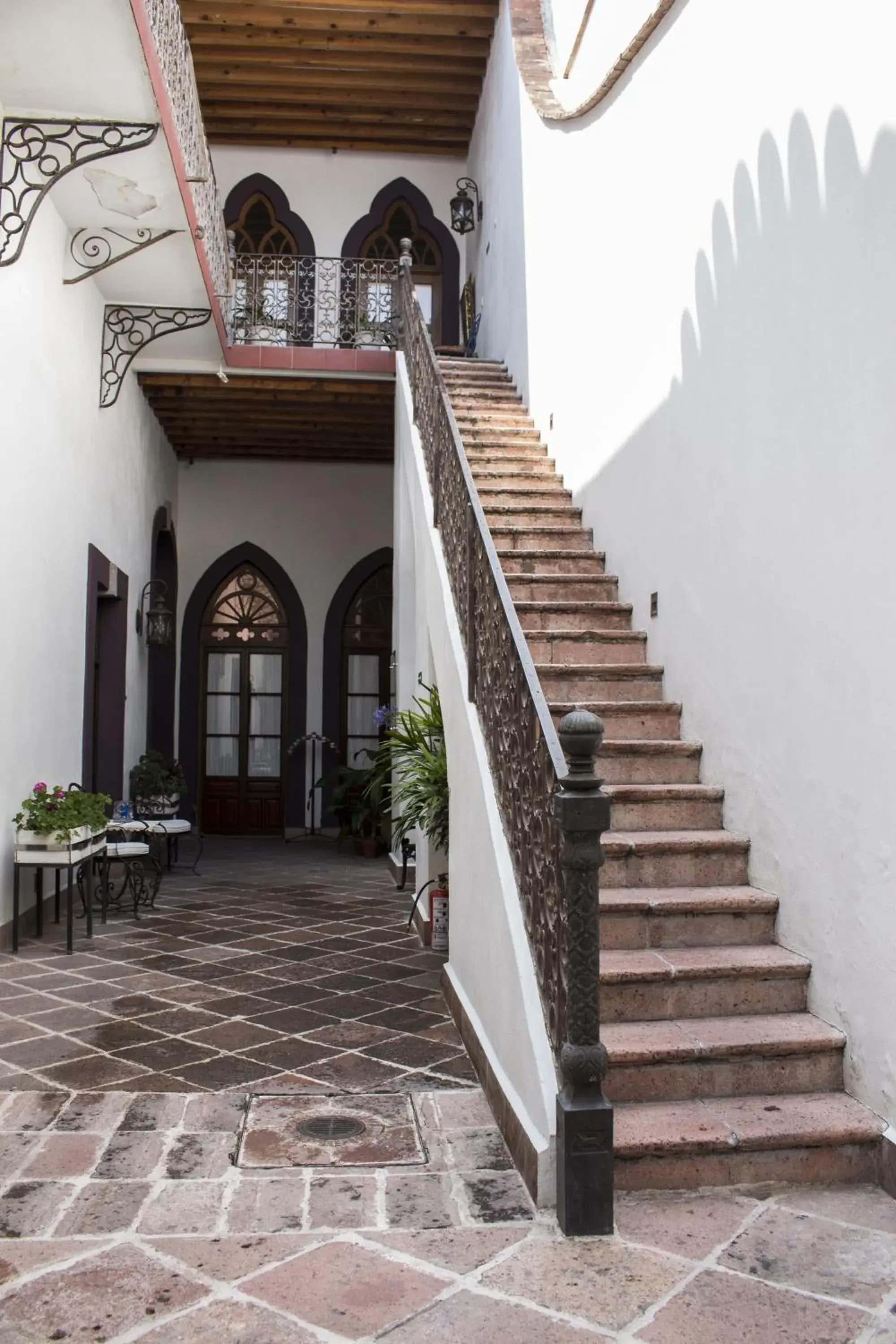 Patio in El Serafin Hotel Boutique