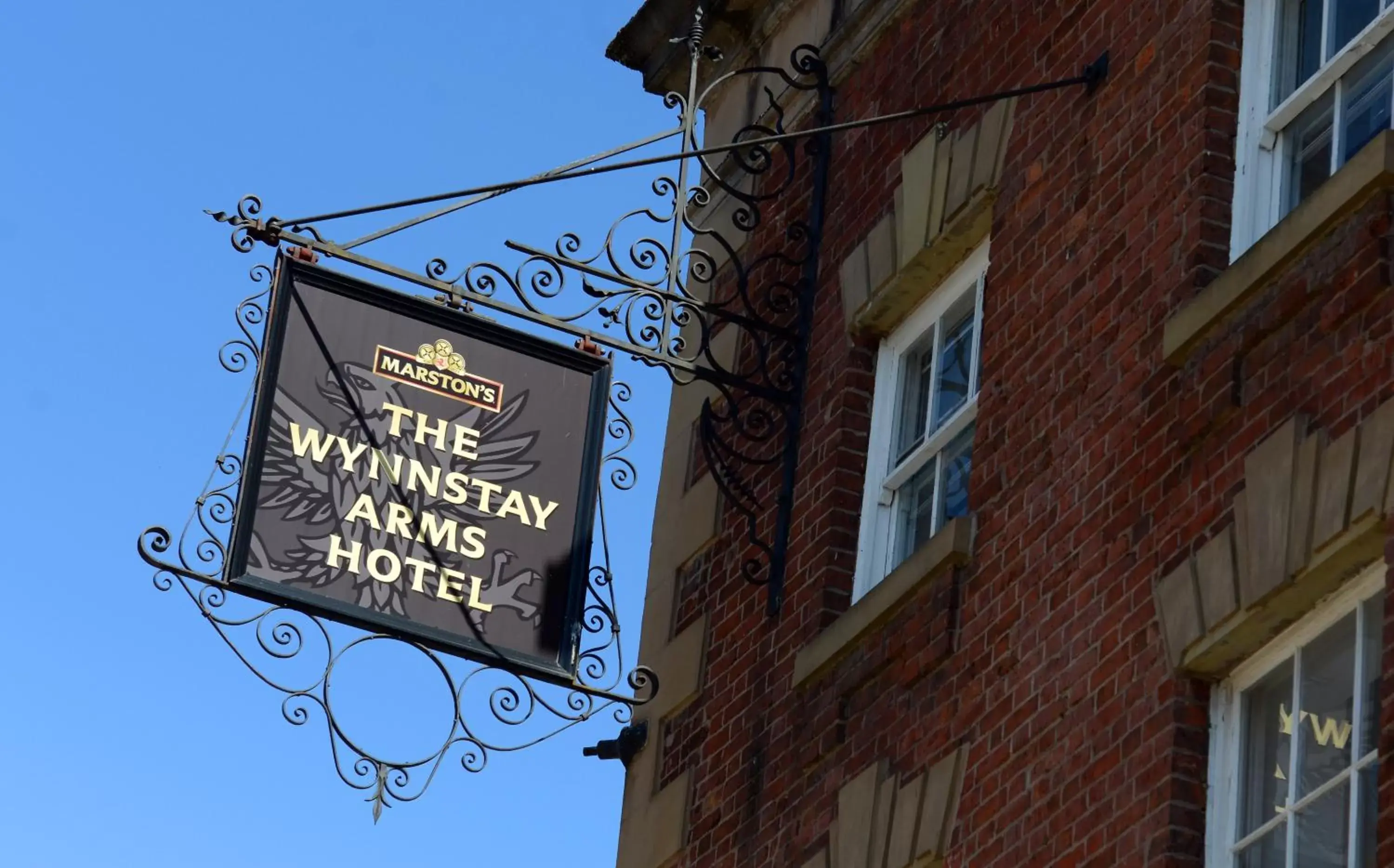 Property building, Property Logo/Sign in Wynnstay Arms, Wrexham by Marston's Inns