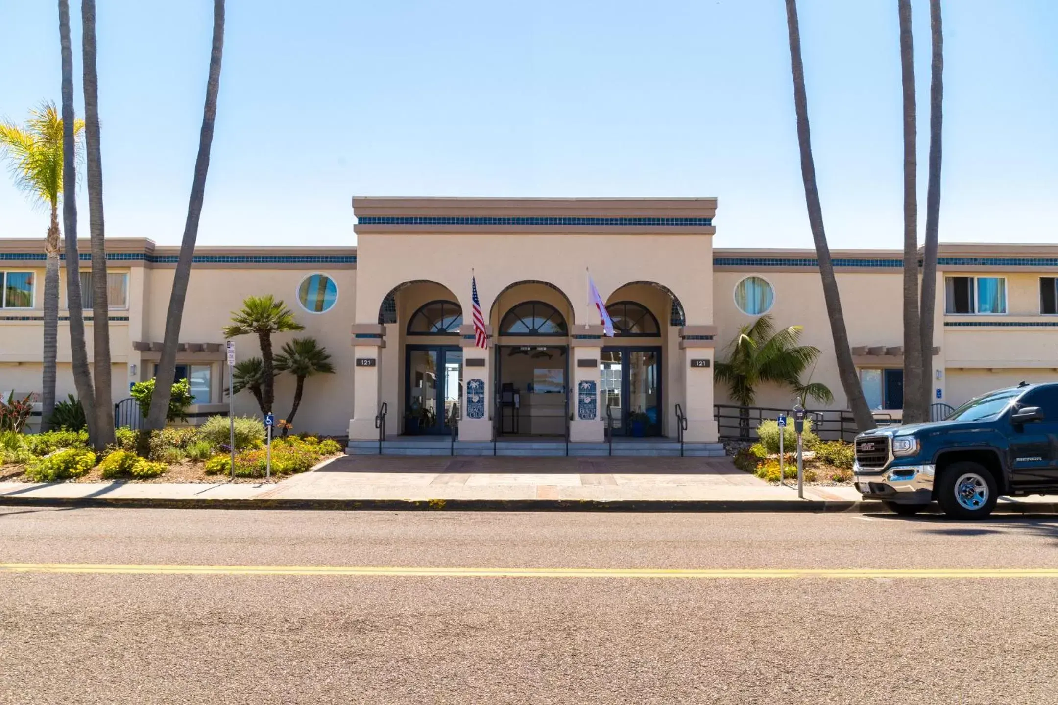 Property Building in Southern California Beach Club