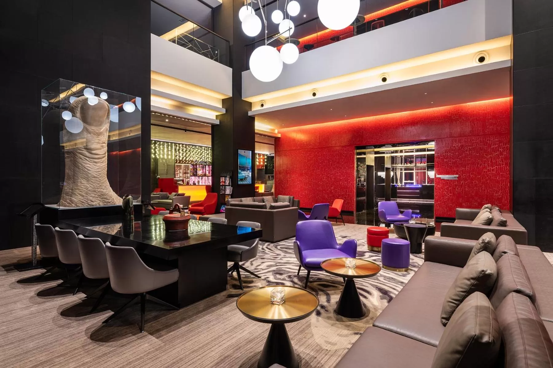 Lounge or bar in Grand Mercure Shanghai Century Park- Free Shuttle Bus to SNIEC