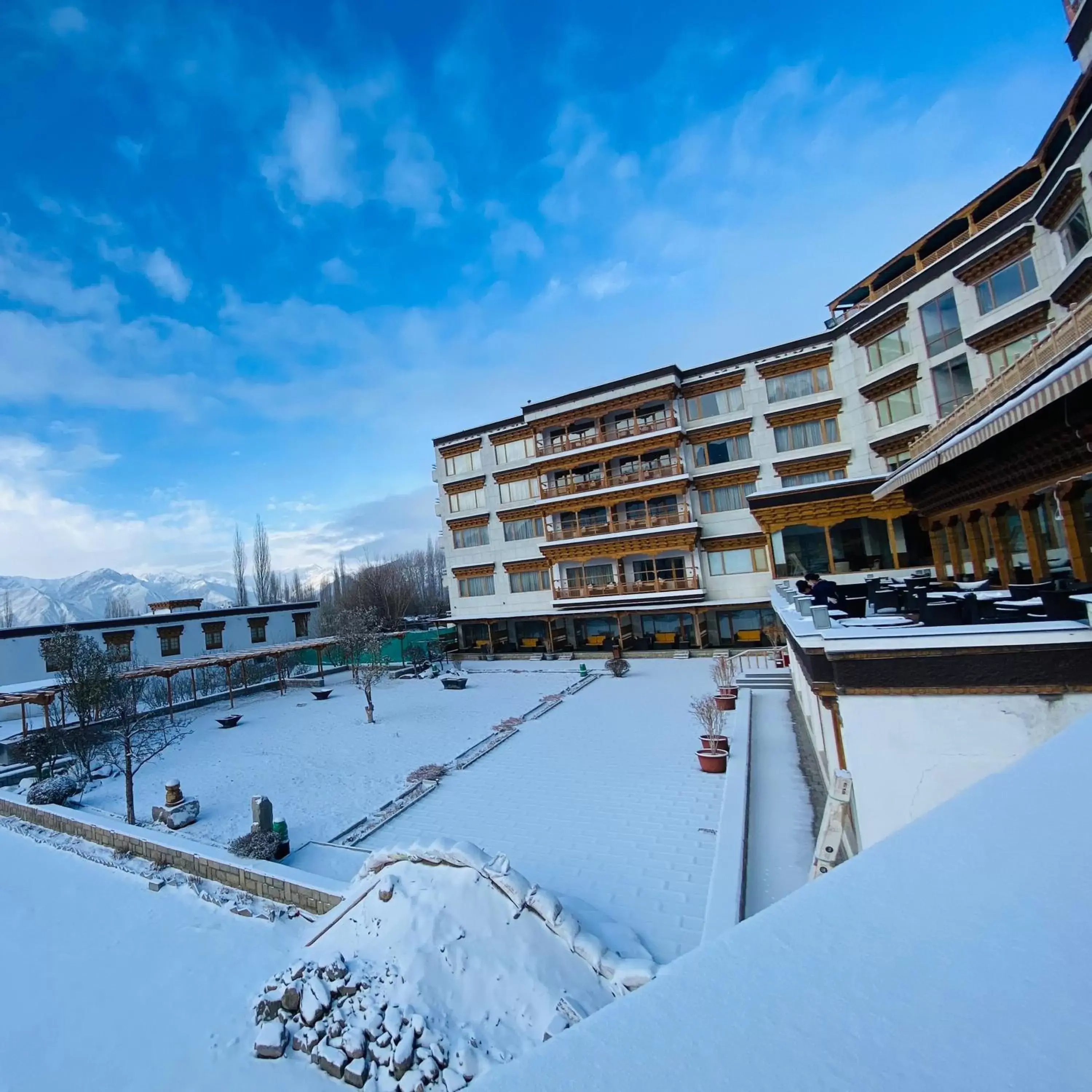 Property building, Winter in The Grand Dragon Ladakh