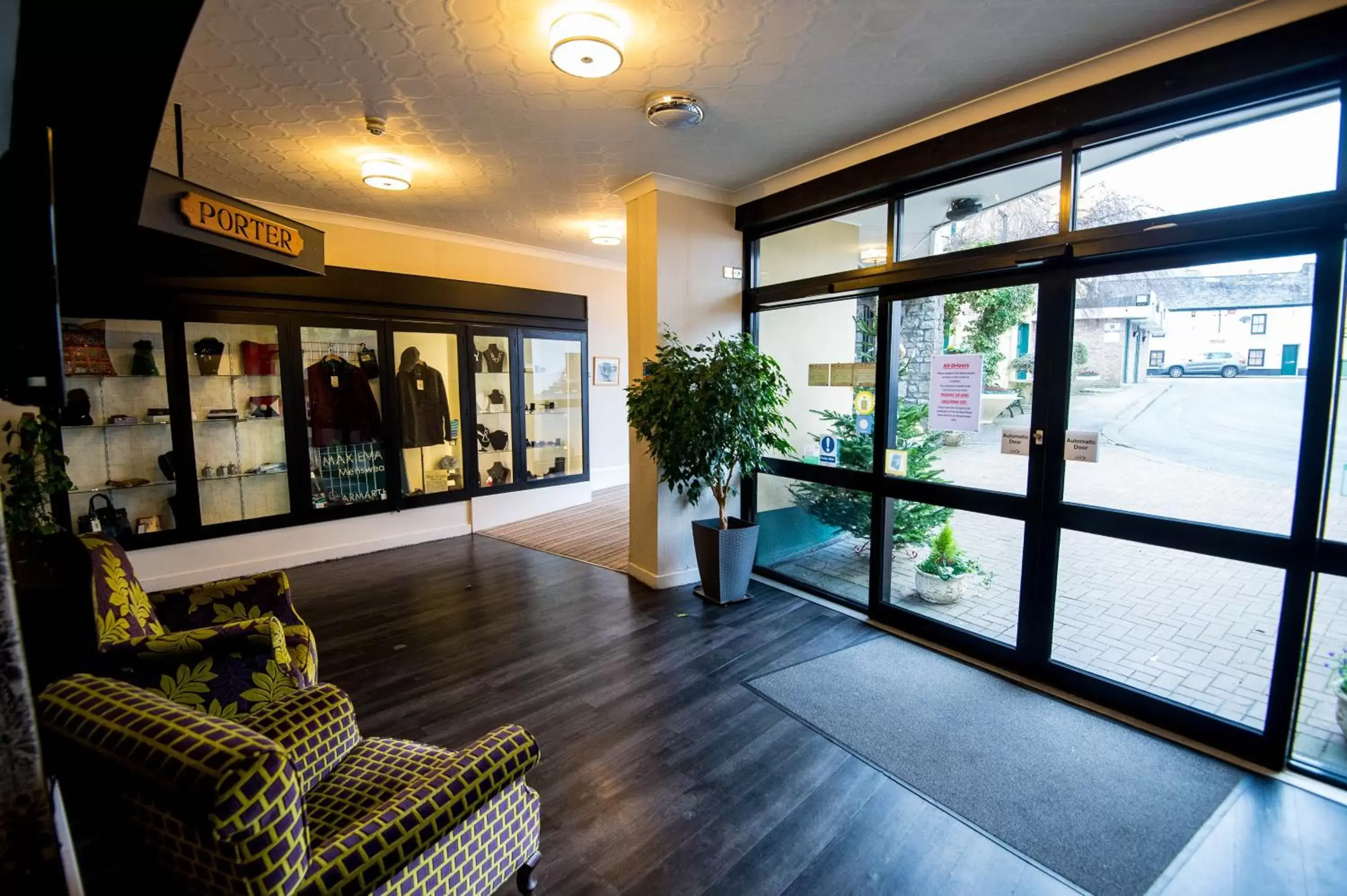 Decorative detail, Lobby/Reception in Ivy Bush Royal Hotel by Compass Hospitality