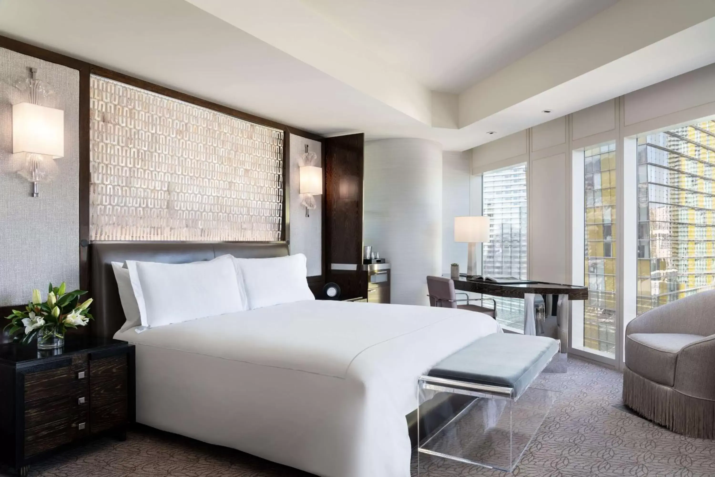 Bed in Waldorf Astoria Las Vegas