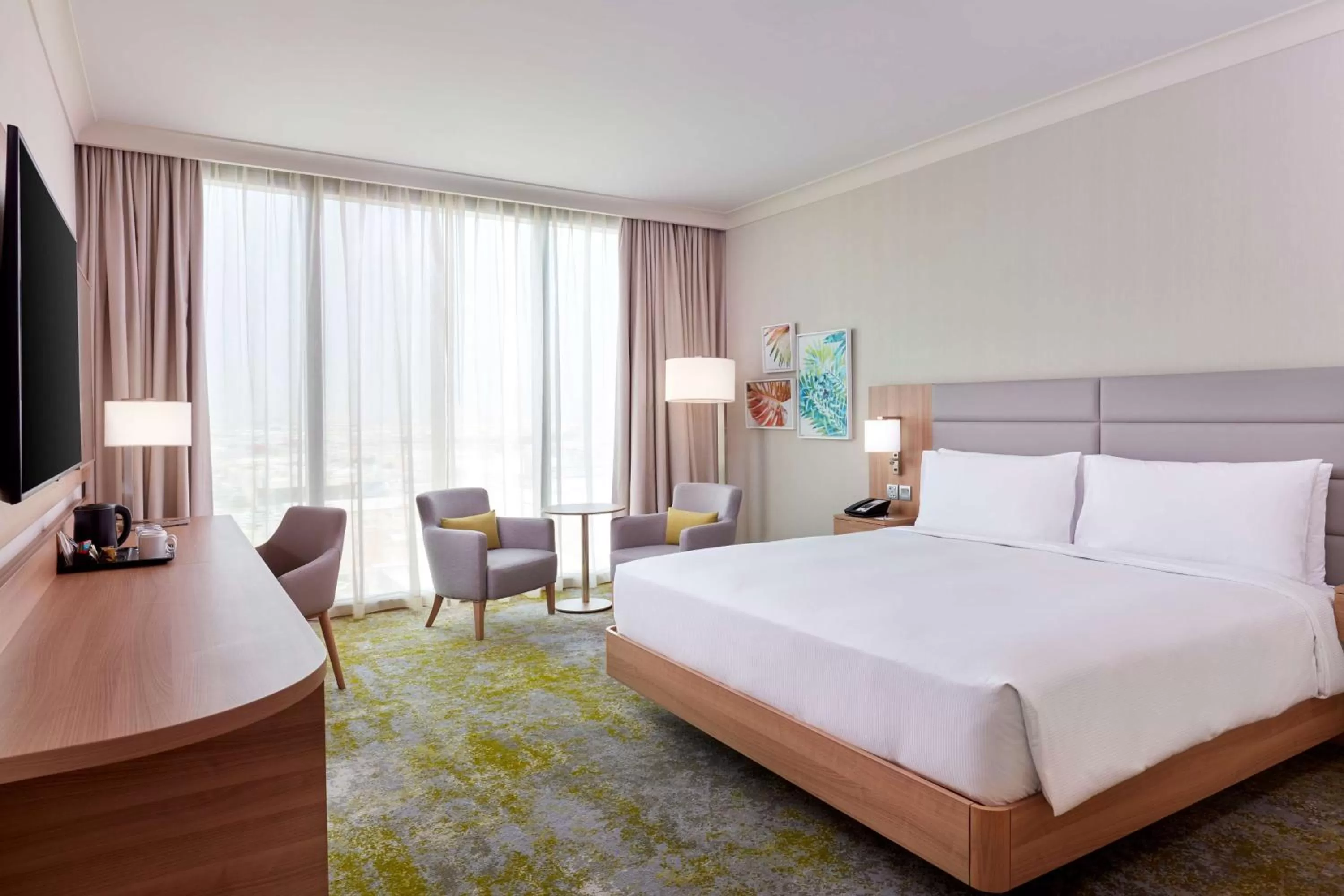 Bed in Hilton Garden Inn Kuwait