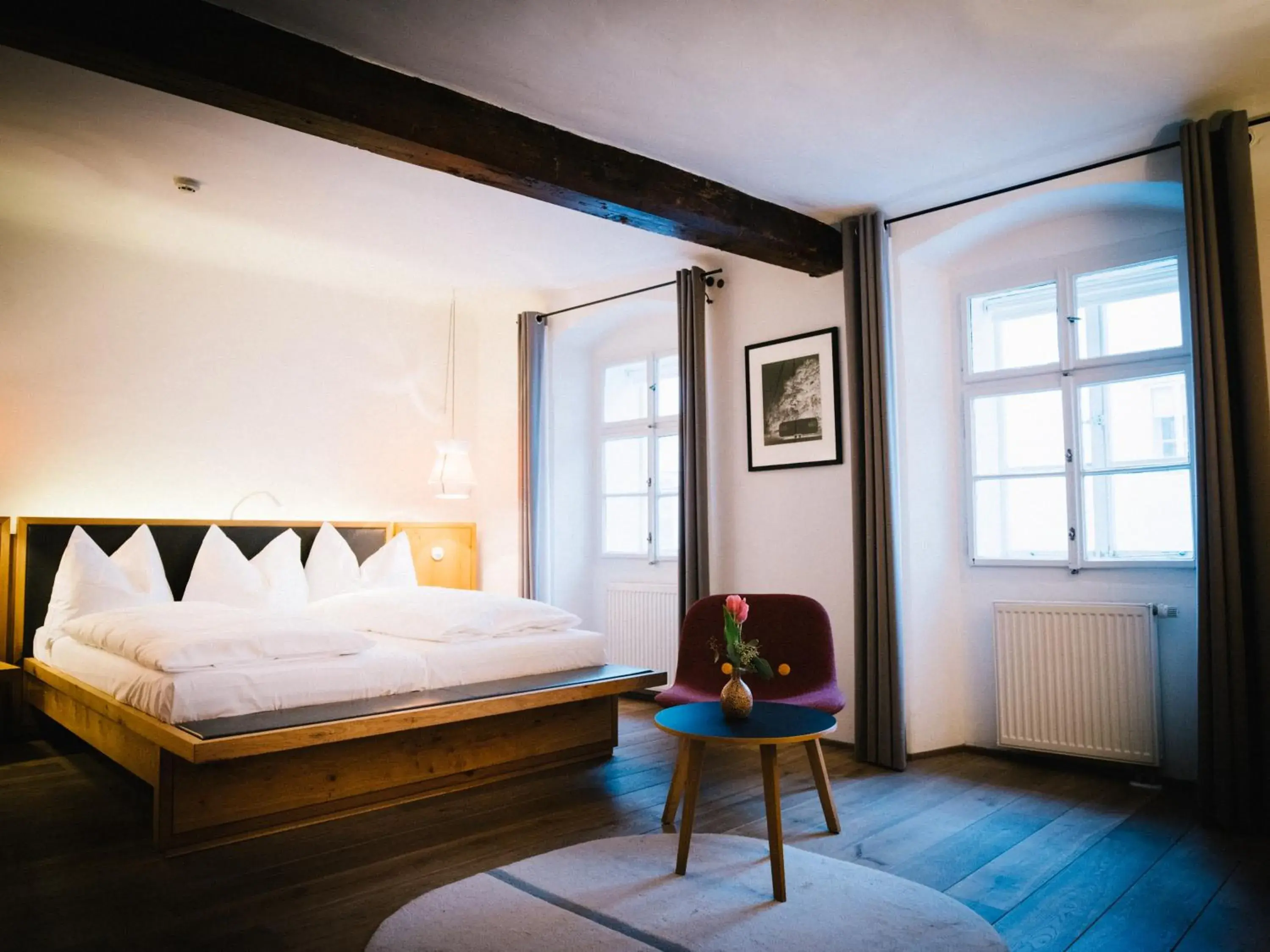 Bedroom, Bed in Arthotel Blaue Gans