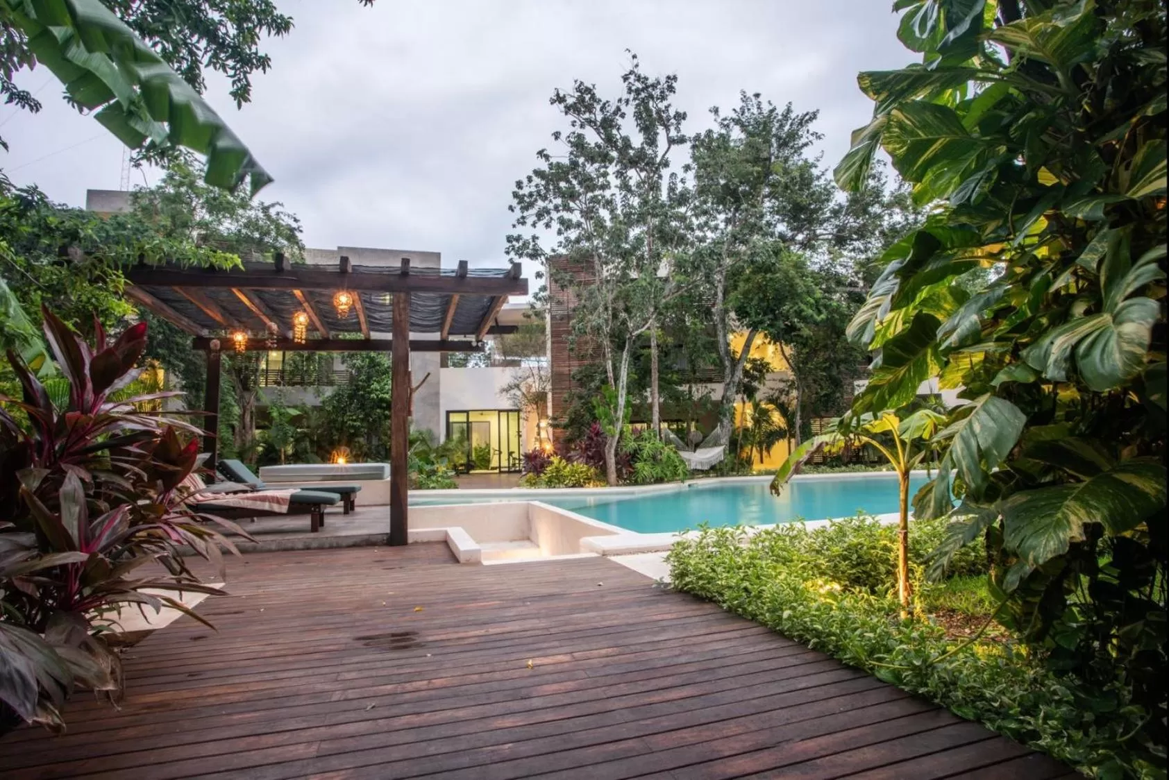 Swimming pool in Panacea Condo Tulum