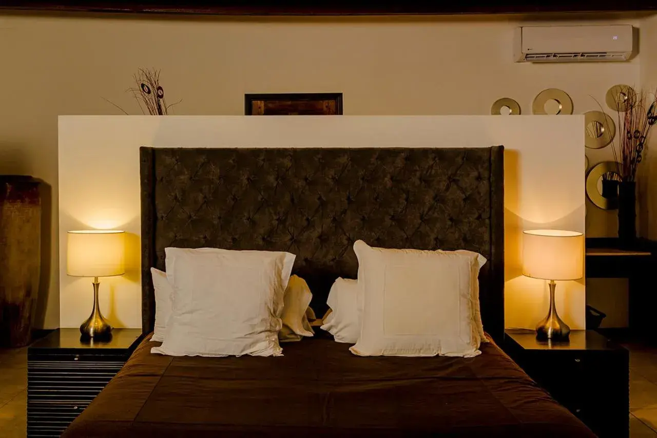 Bed in Hotel Boutique Hacienda Guadalupe