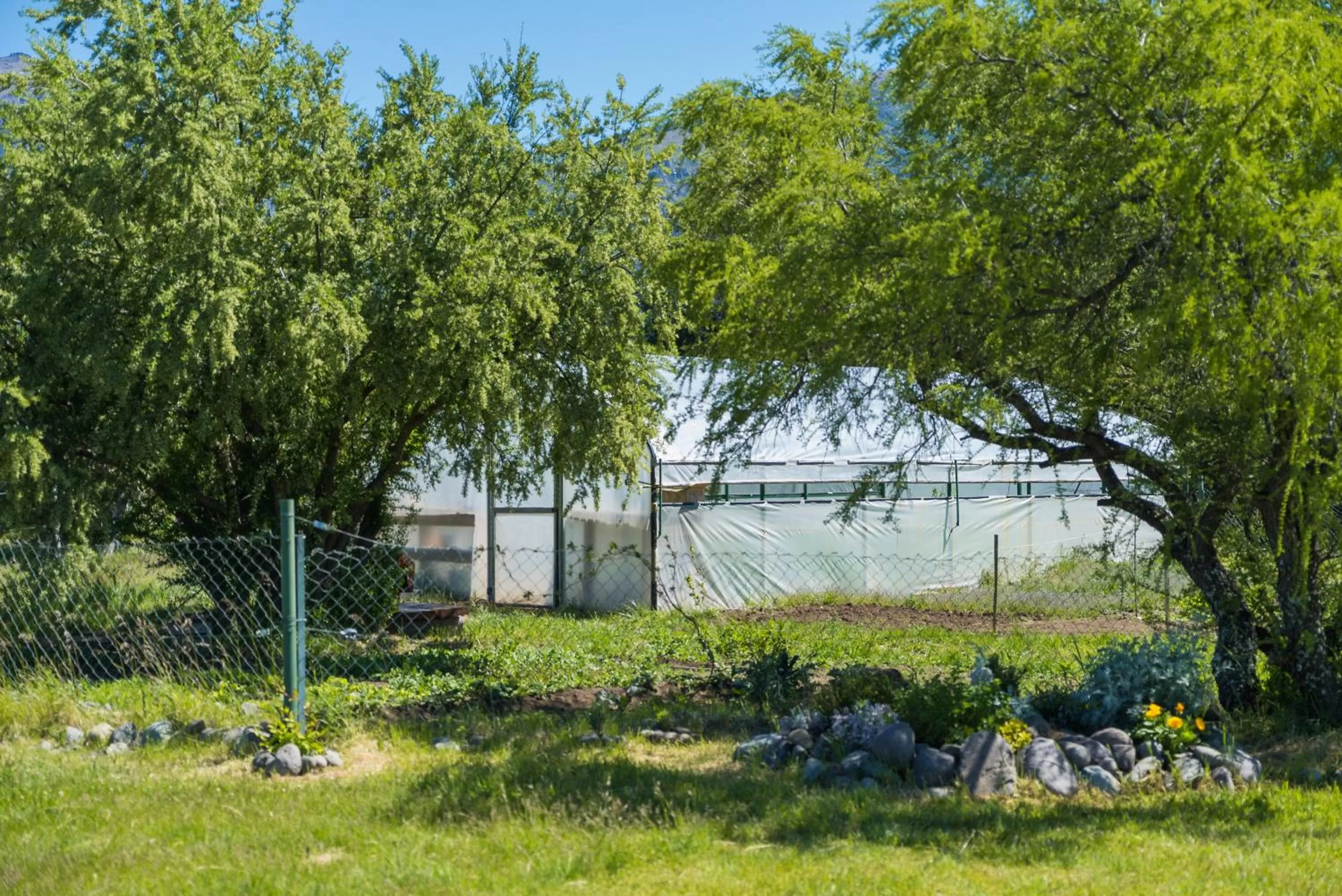 Garden in Challhuaquen Lodge