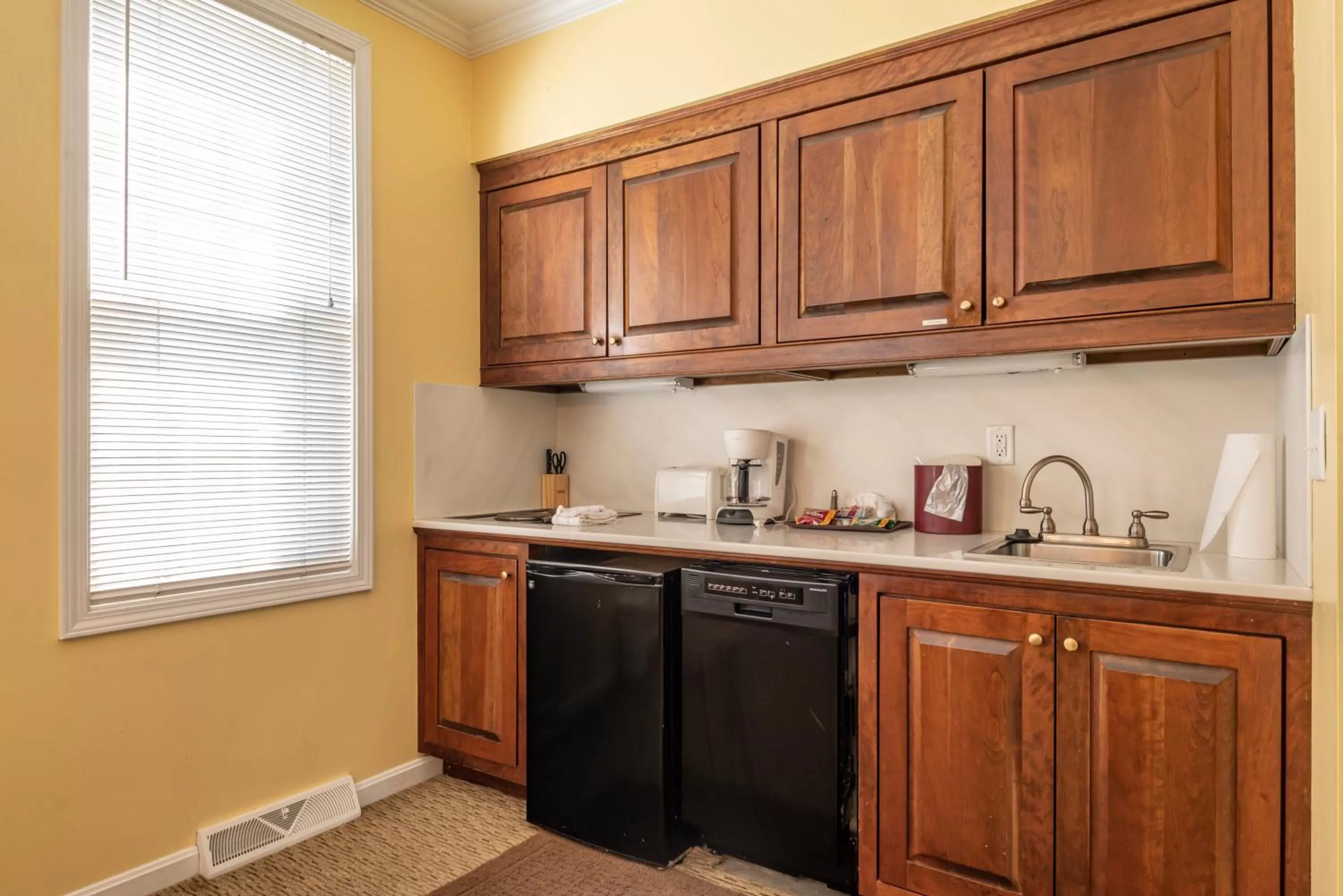 Kitchen or kitchenette in Century Suites Hotel