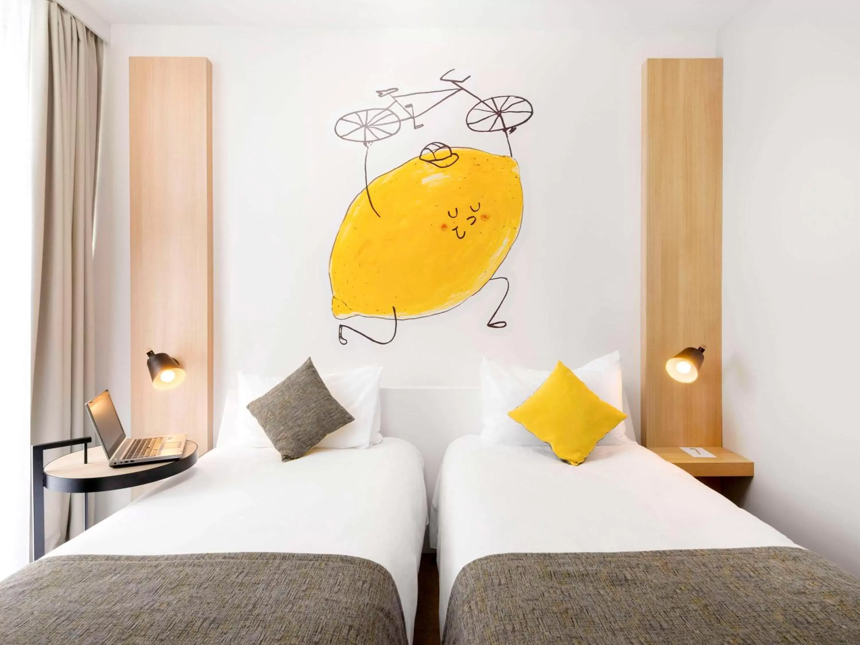 Bedroom, Bed in Ibis Styles Budapest City