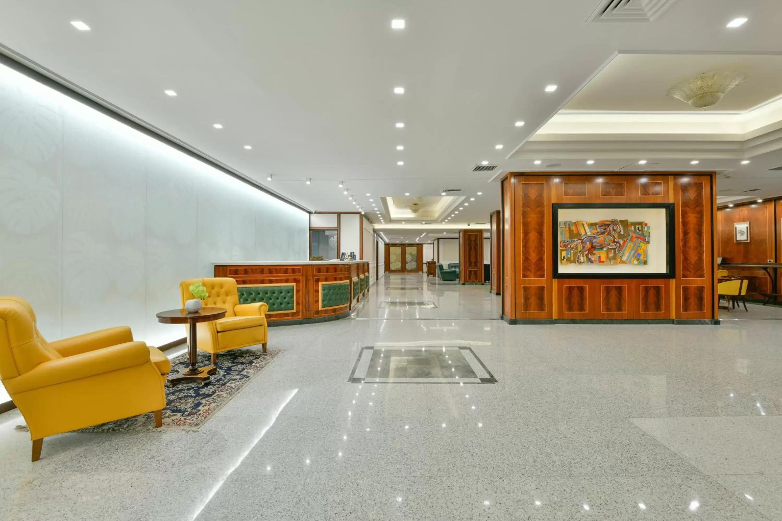 Communal lounge/ TV room, Lobby/Reception in Best Western Hotel Ferrari