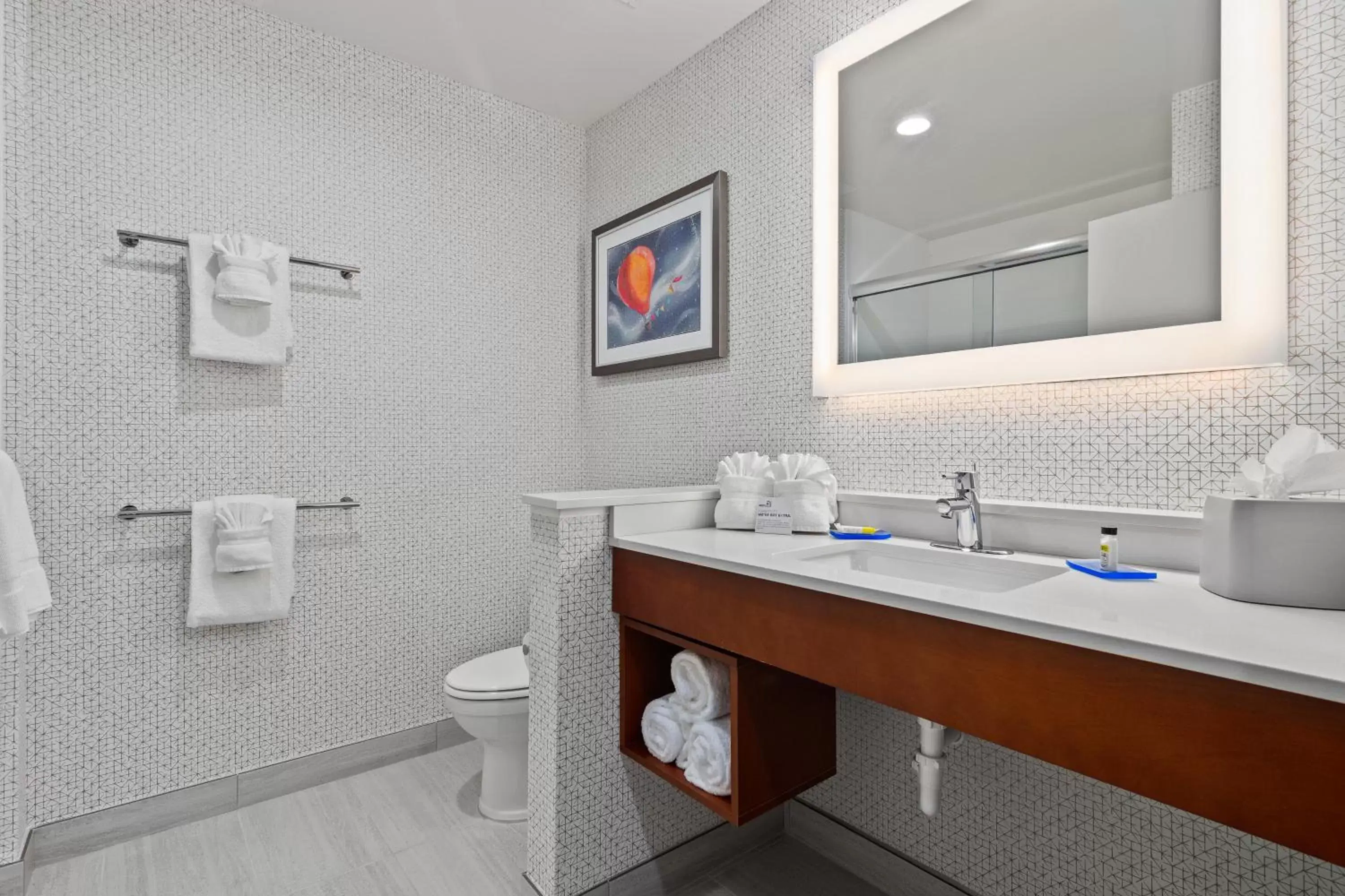 Bathroom in Holiday Inn Express & Suites Orlando- Lake Buena Vista, an IHG Hotel