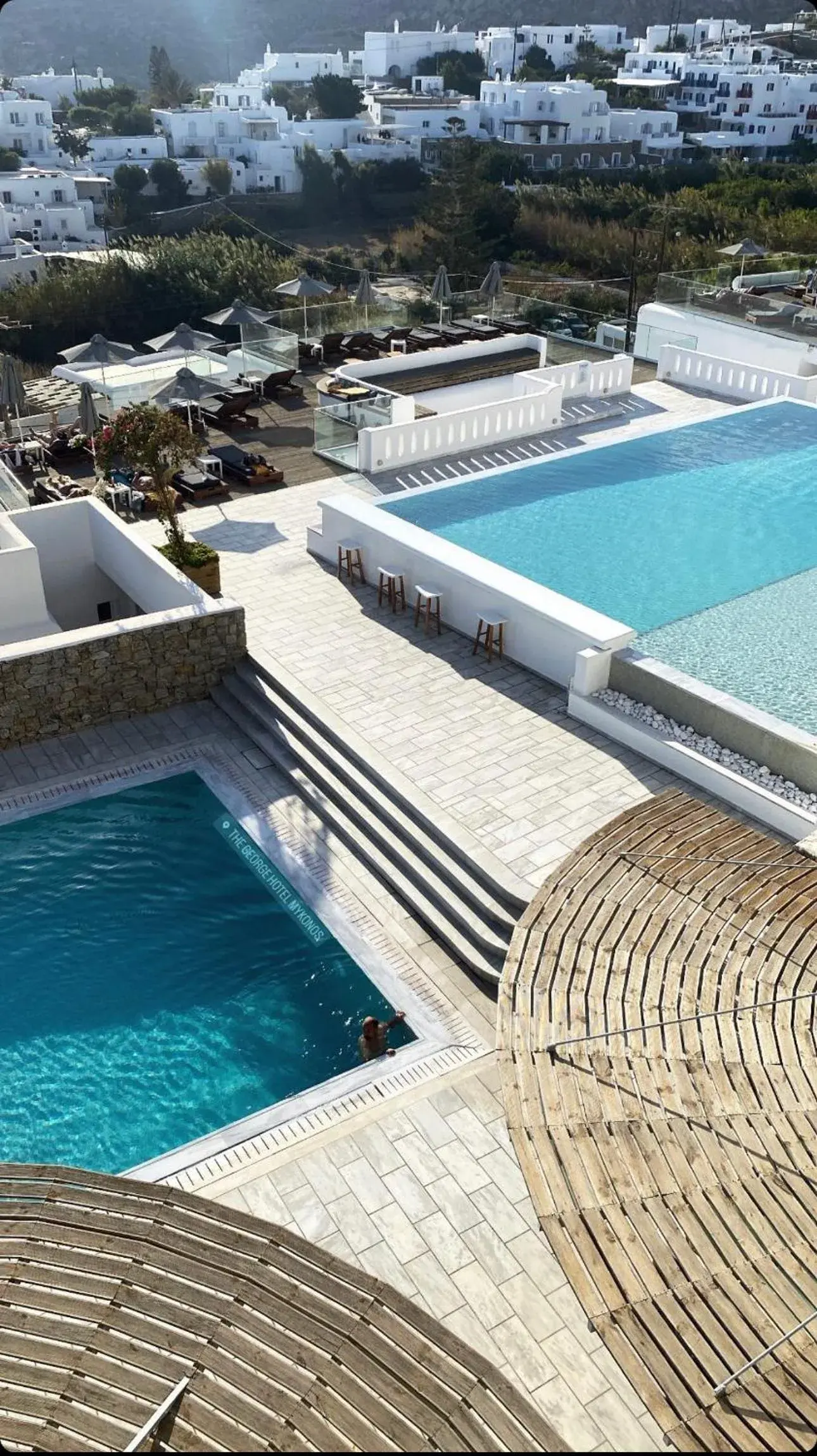 Day, Swimming Pool in The George Hotel Mykonos