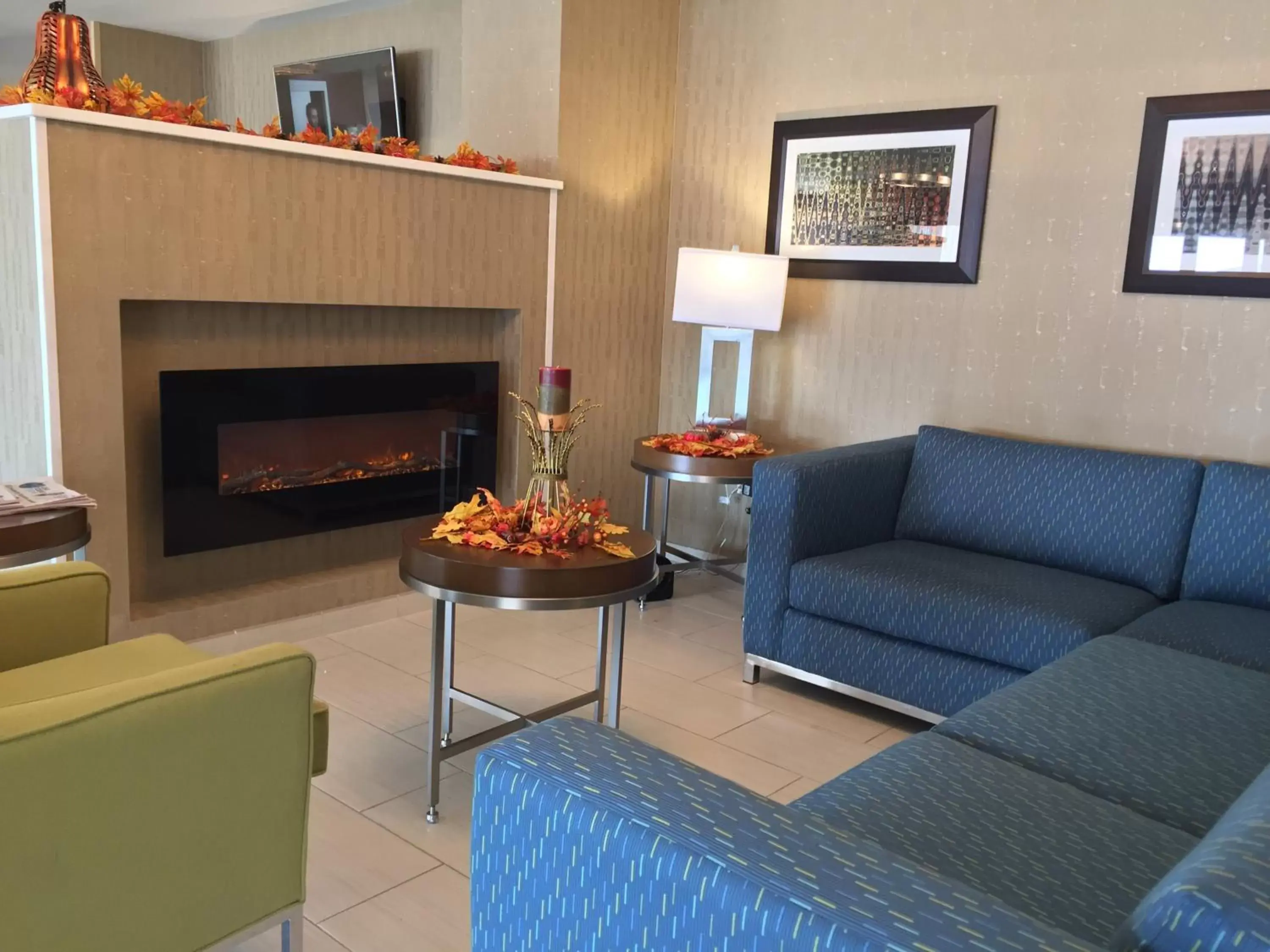 Lobby or reception, Seating Area in Holiday Inn Express Chicago NW - Arlington Heights, an IHG Hotel