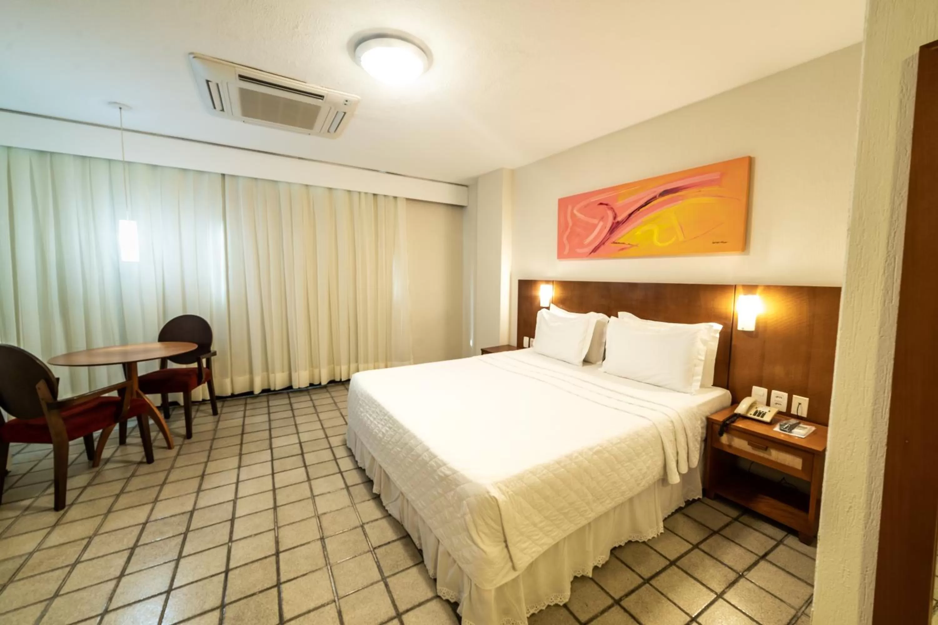 Bedroom, Bed in Hotel Praia Centro