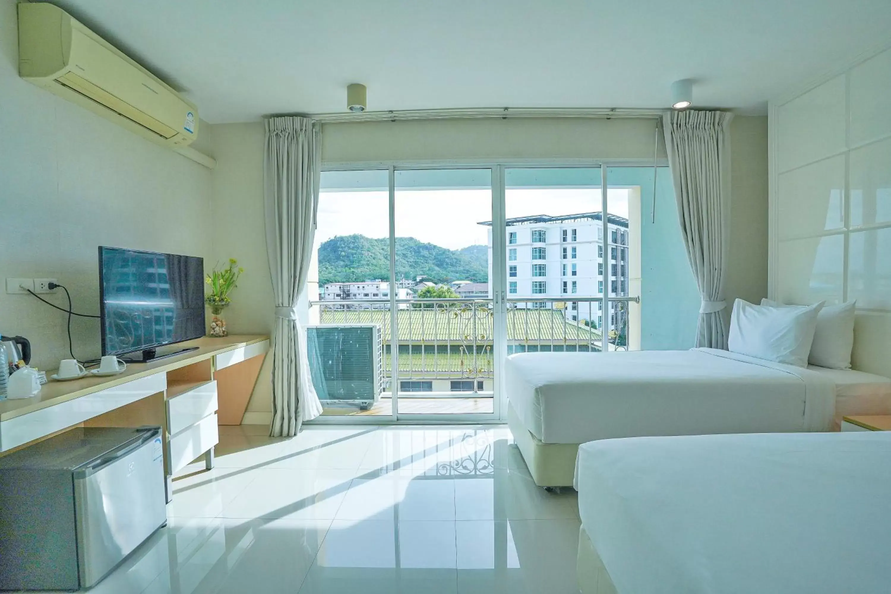 Bed, Seating Area in Royal Pavilion Hua Hin