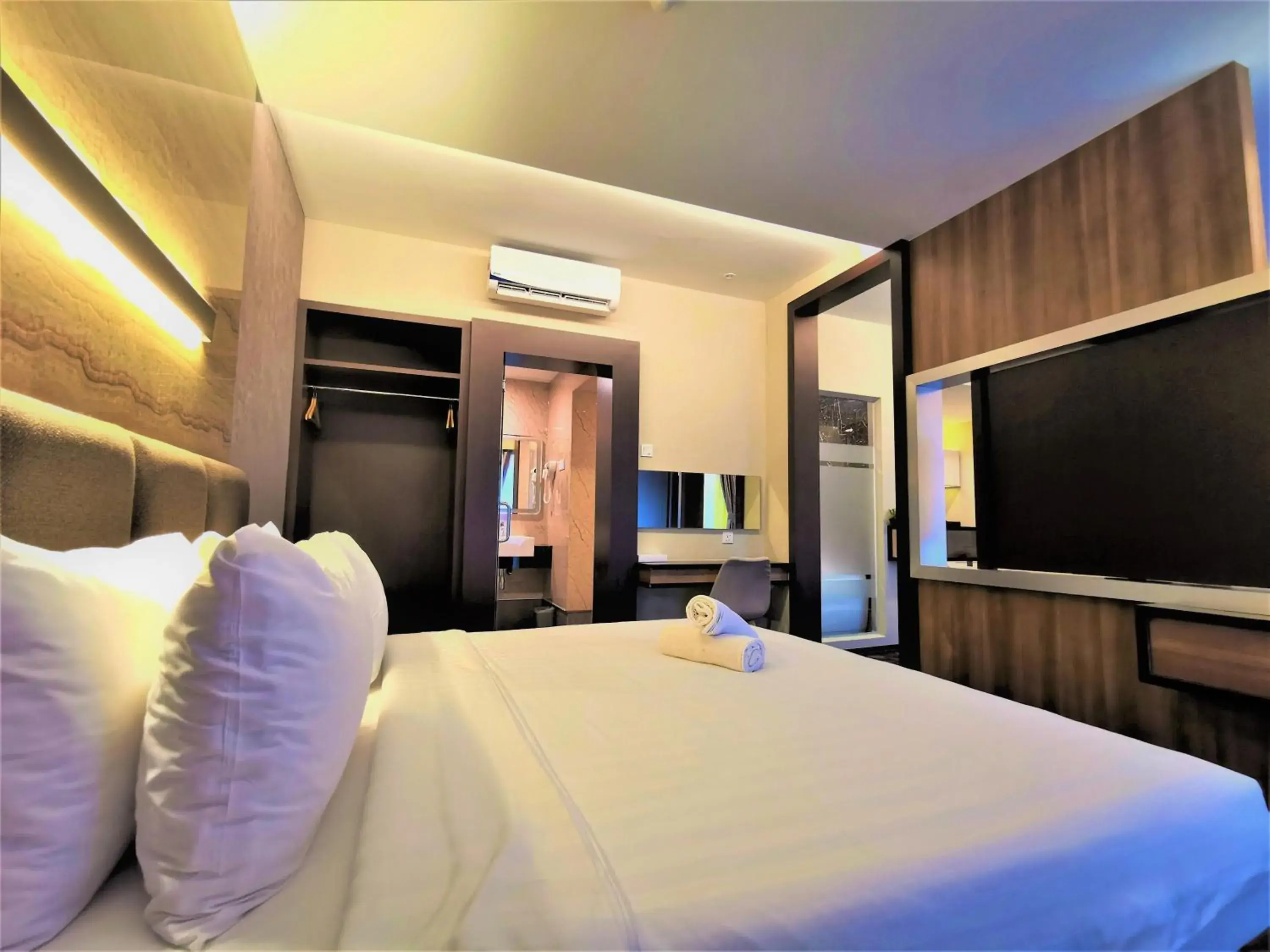 Bed in Prestigo Hotel - Johor Bharu Bed in Prestigo Hotel - Johor Bharu