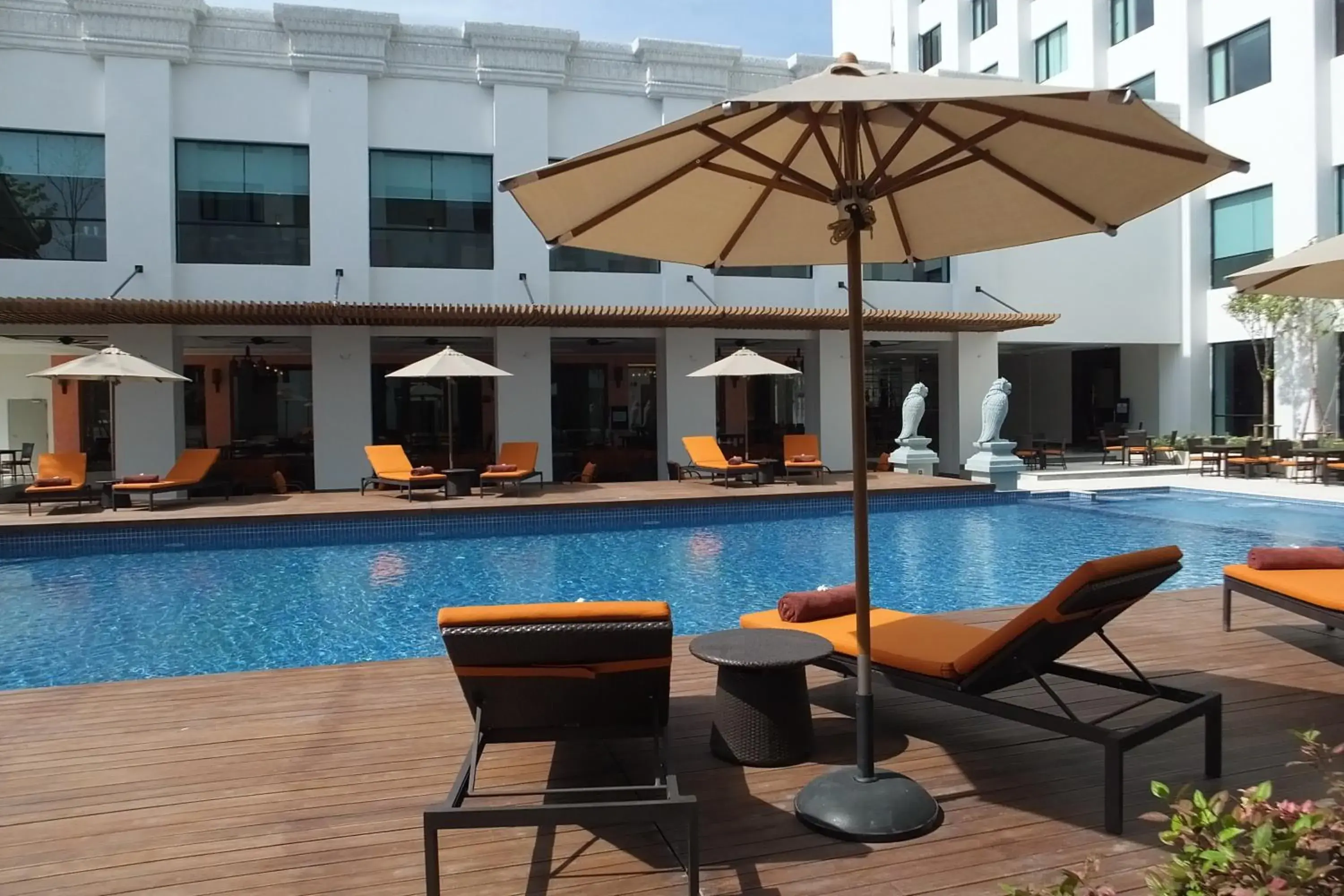View (from property/room), Swimming Pool in Mida Grande Hotel Dhavaravati Nakhon Pathom