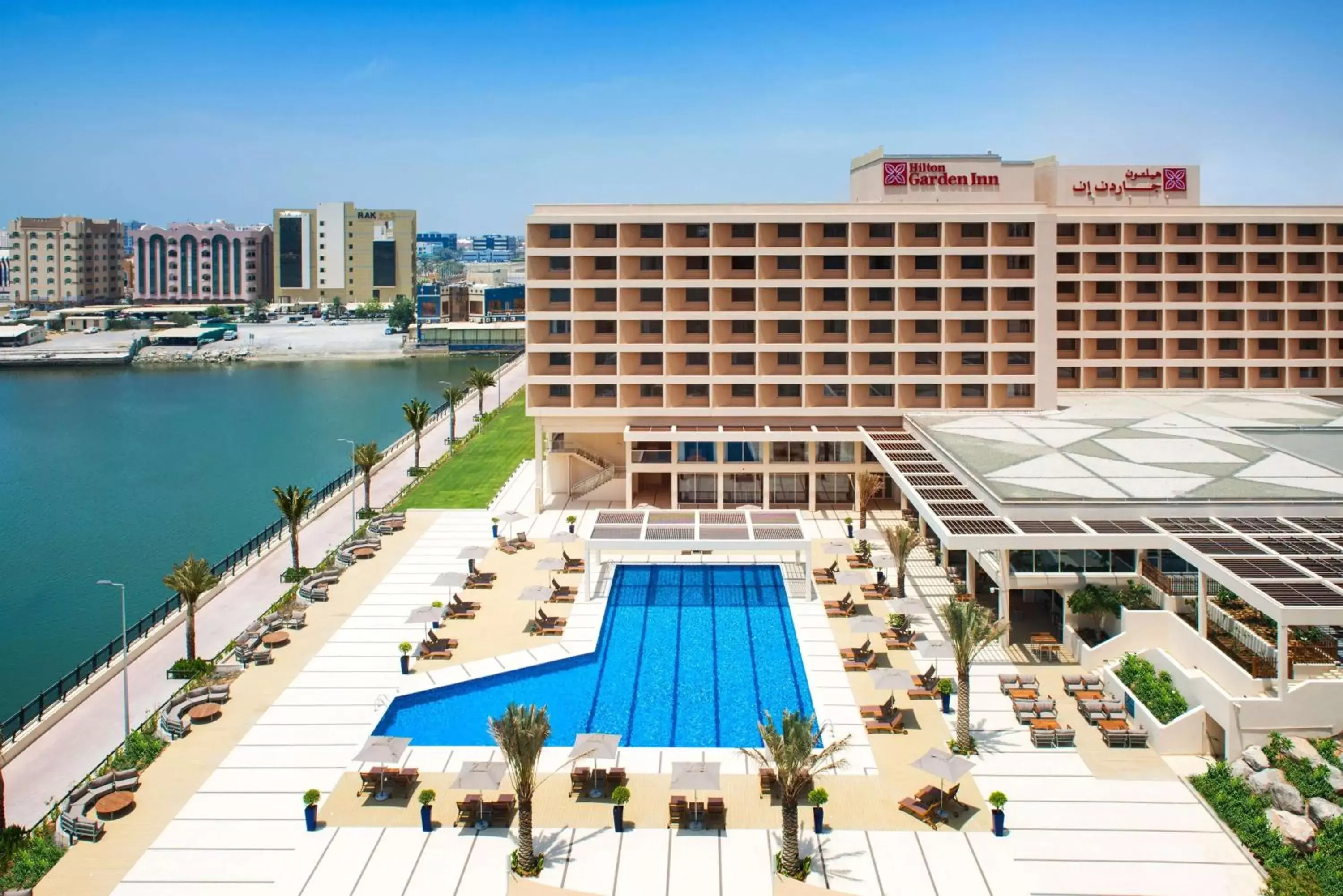 Property building, Pool View in Hilton Garden Inn Ras Al Khaimah