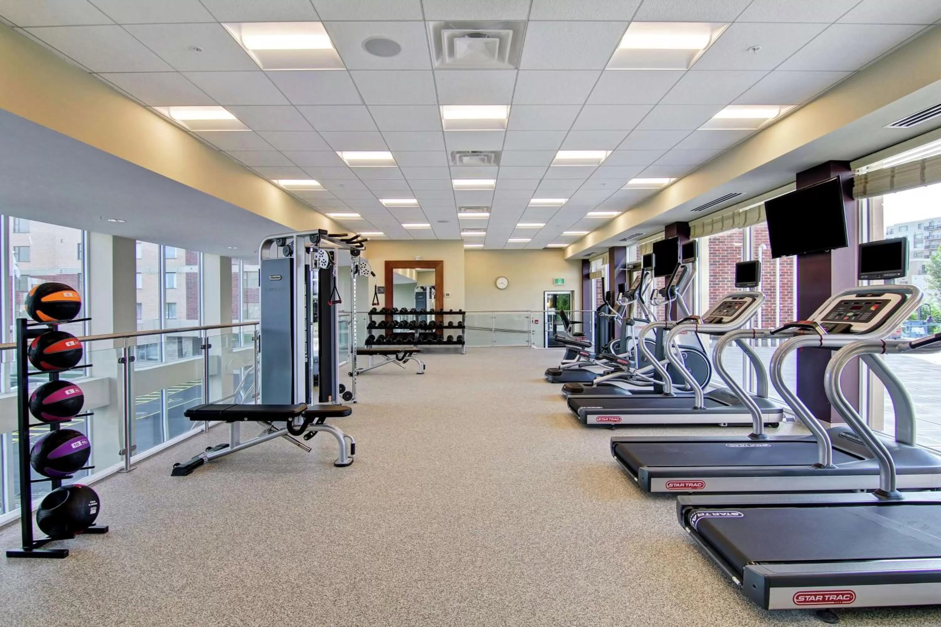 Fitness centre/facilities in Homewood Suites By Hilton Ottawa Kanata