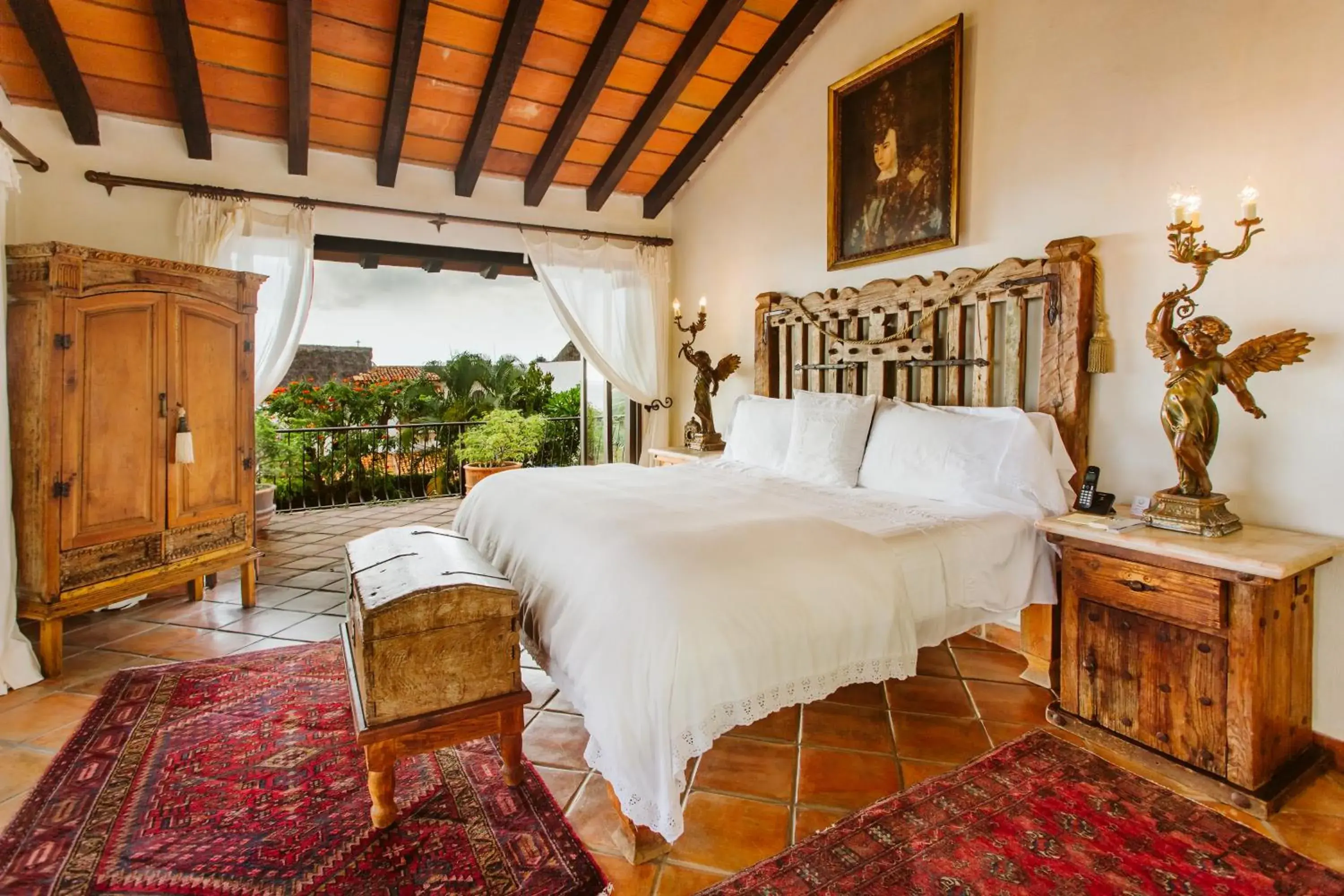 Bedroom, Bed in Hacienda San Angel