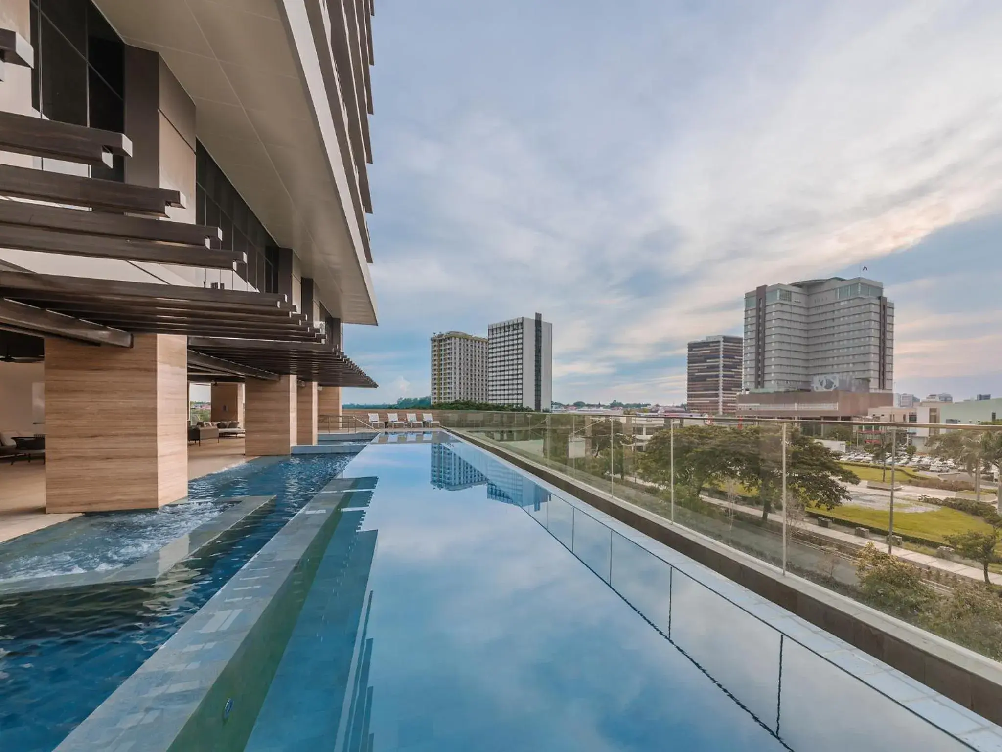 Balcony/Terrace, Swimming Pool in Somerset Alabang Manila