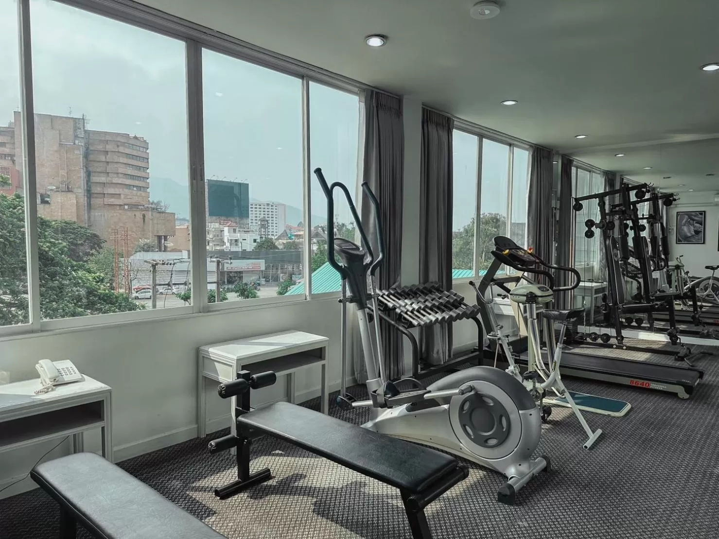 Fitness centre/facilities in Hotel De Khuvieng
