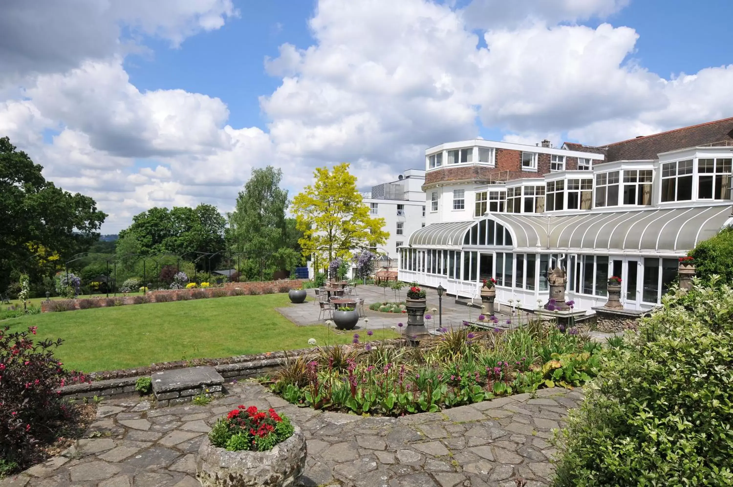 Patio, Garden in Bromley Court Hotel London