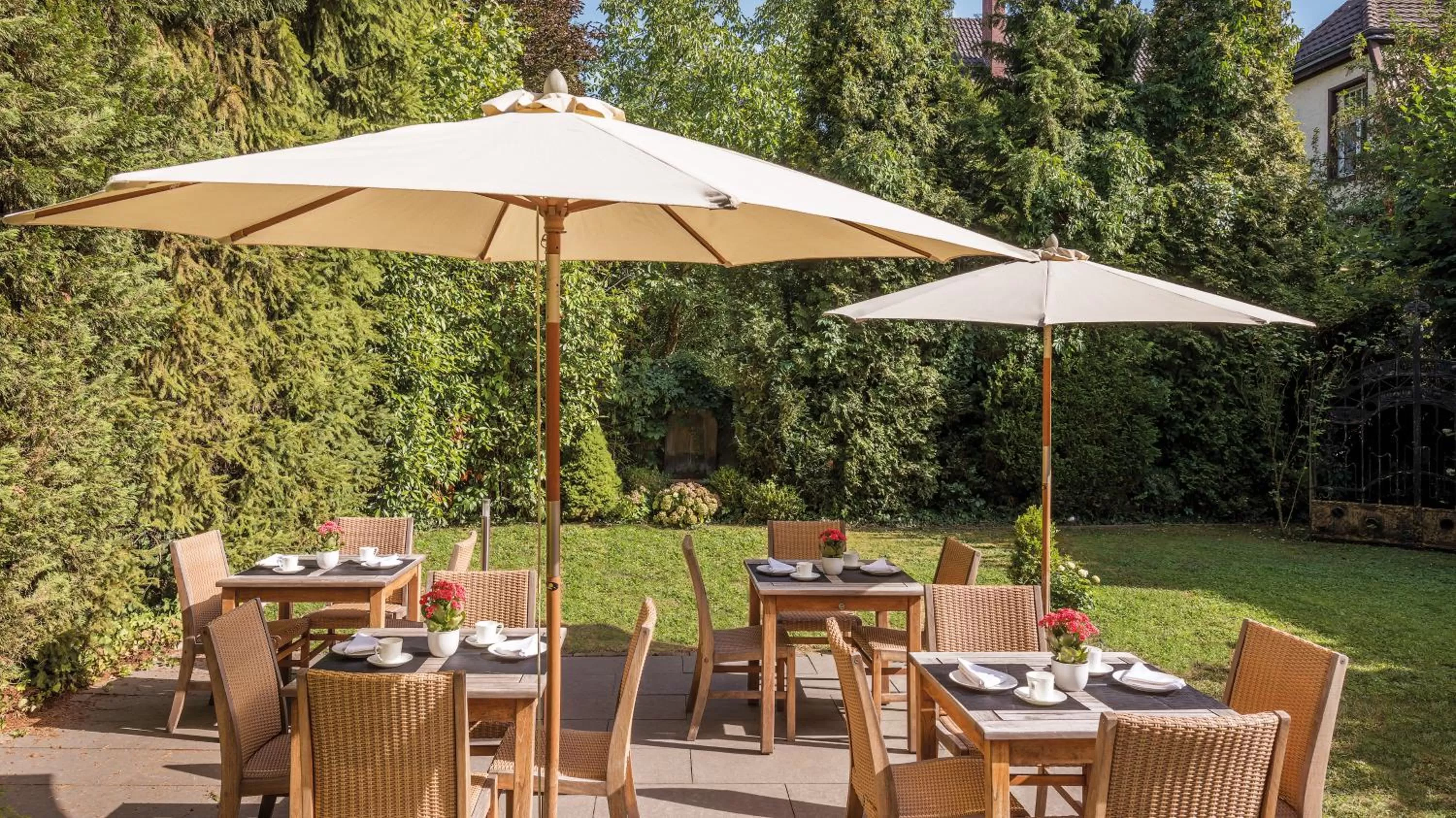 Garden view in Boutiquehotel Dreesen - Villa Godesberg