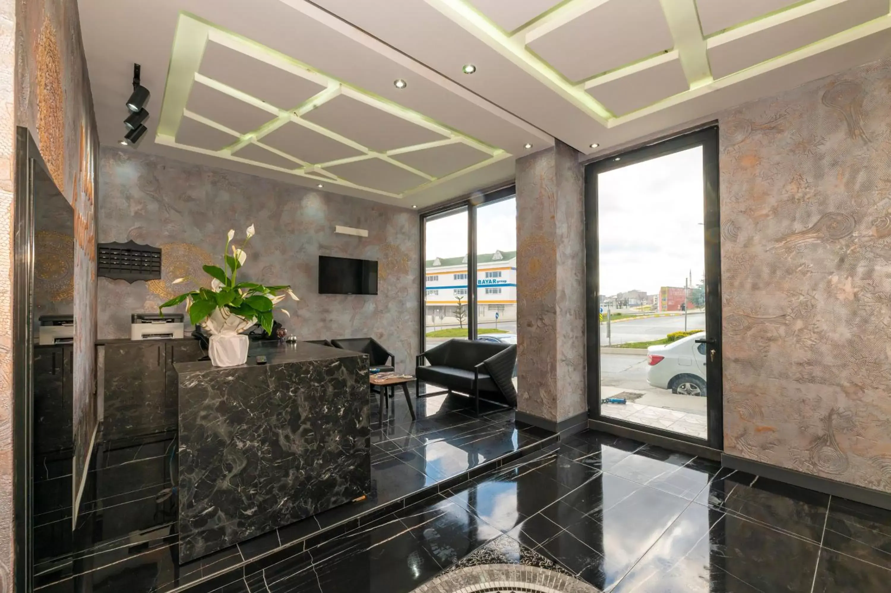 Lobby or reception in Melanj Airport Hotel