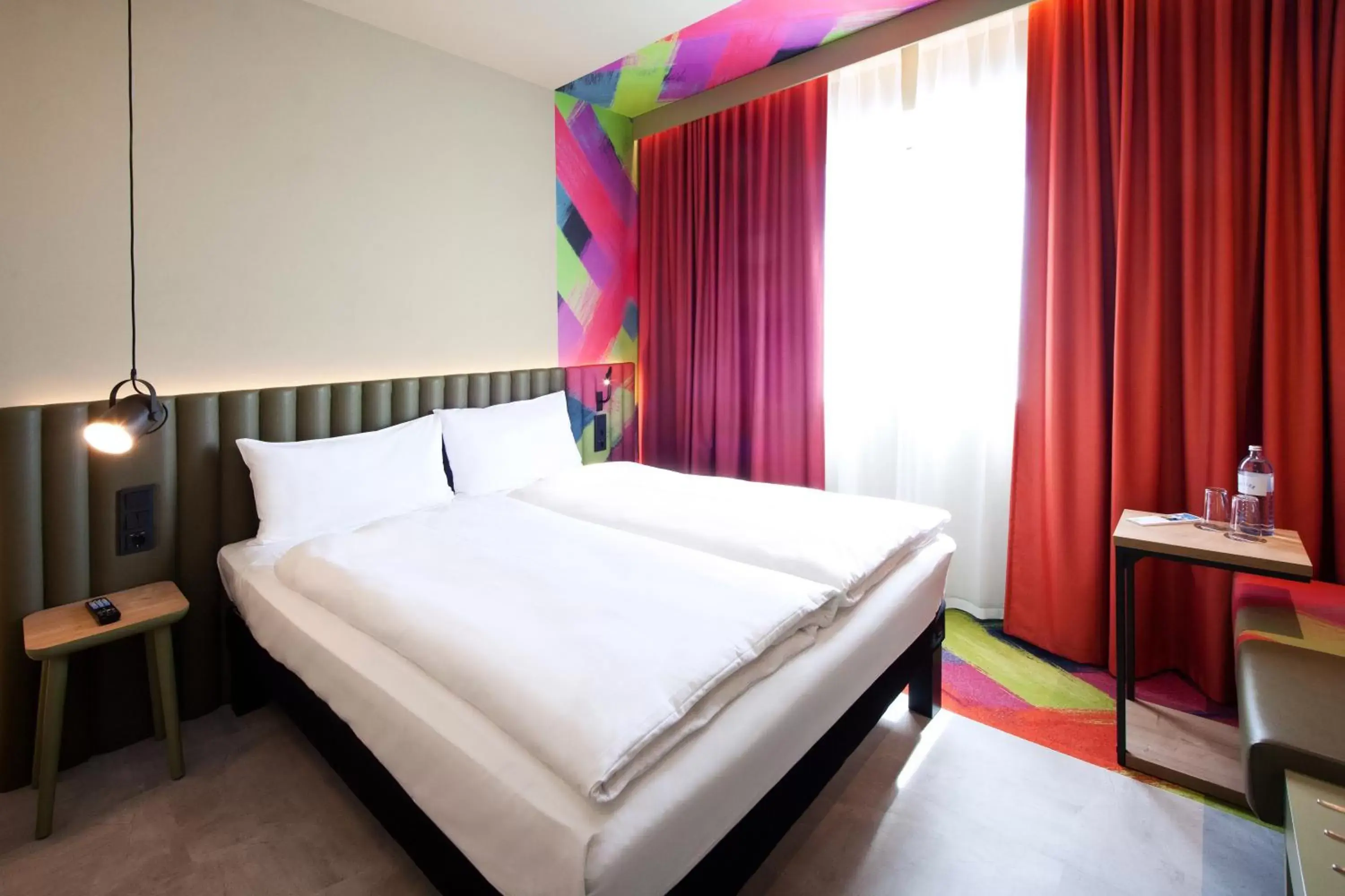 Bedroom, Bed in ibis Styles Parndorf Neusiedler See