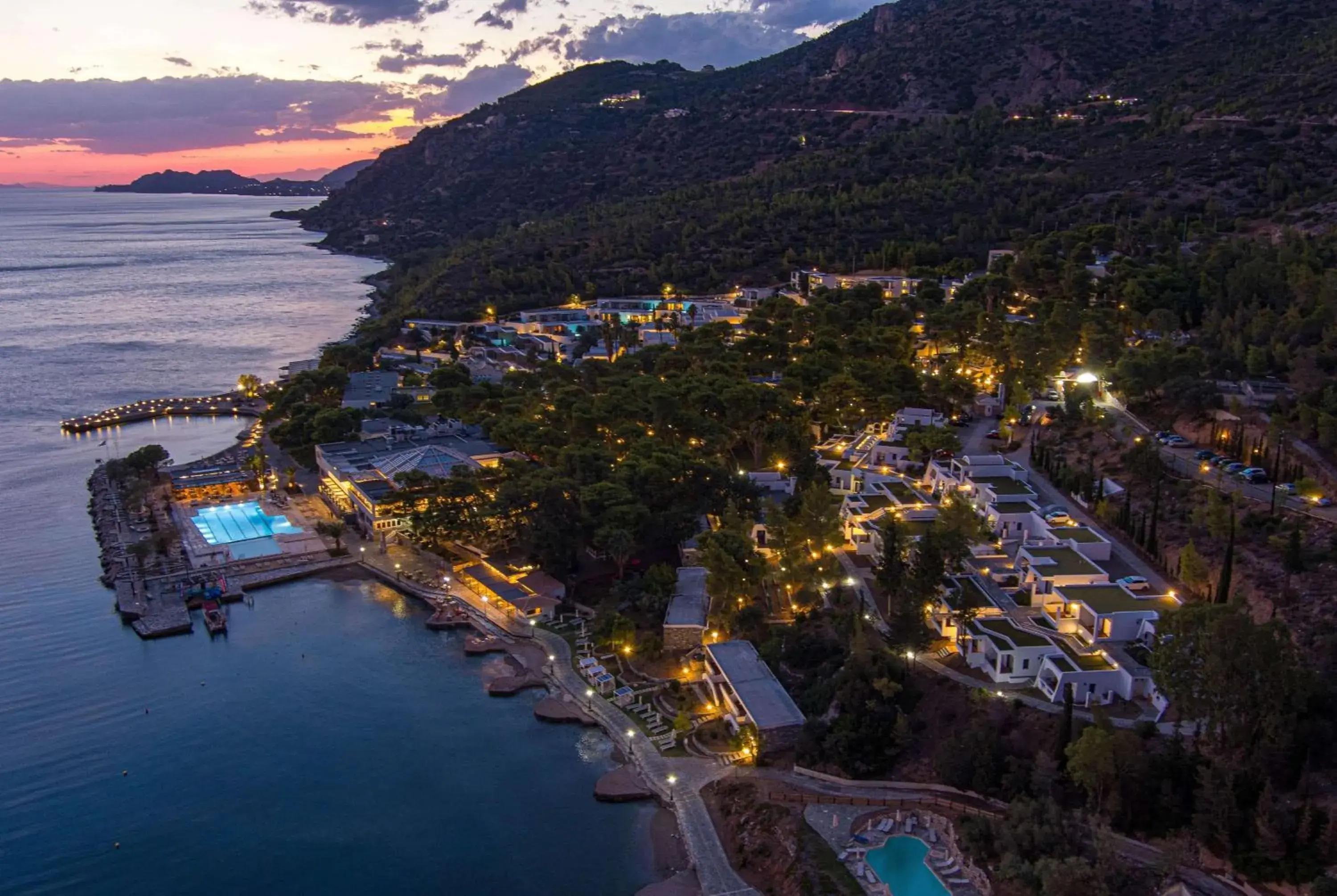 Property building, Bird's-eye View in Wyndham Loutraki Poseidon Resort