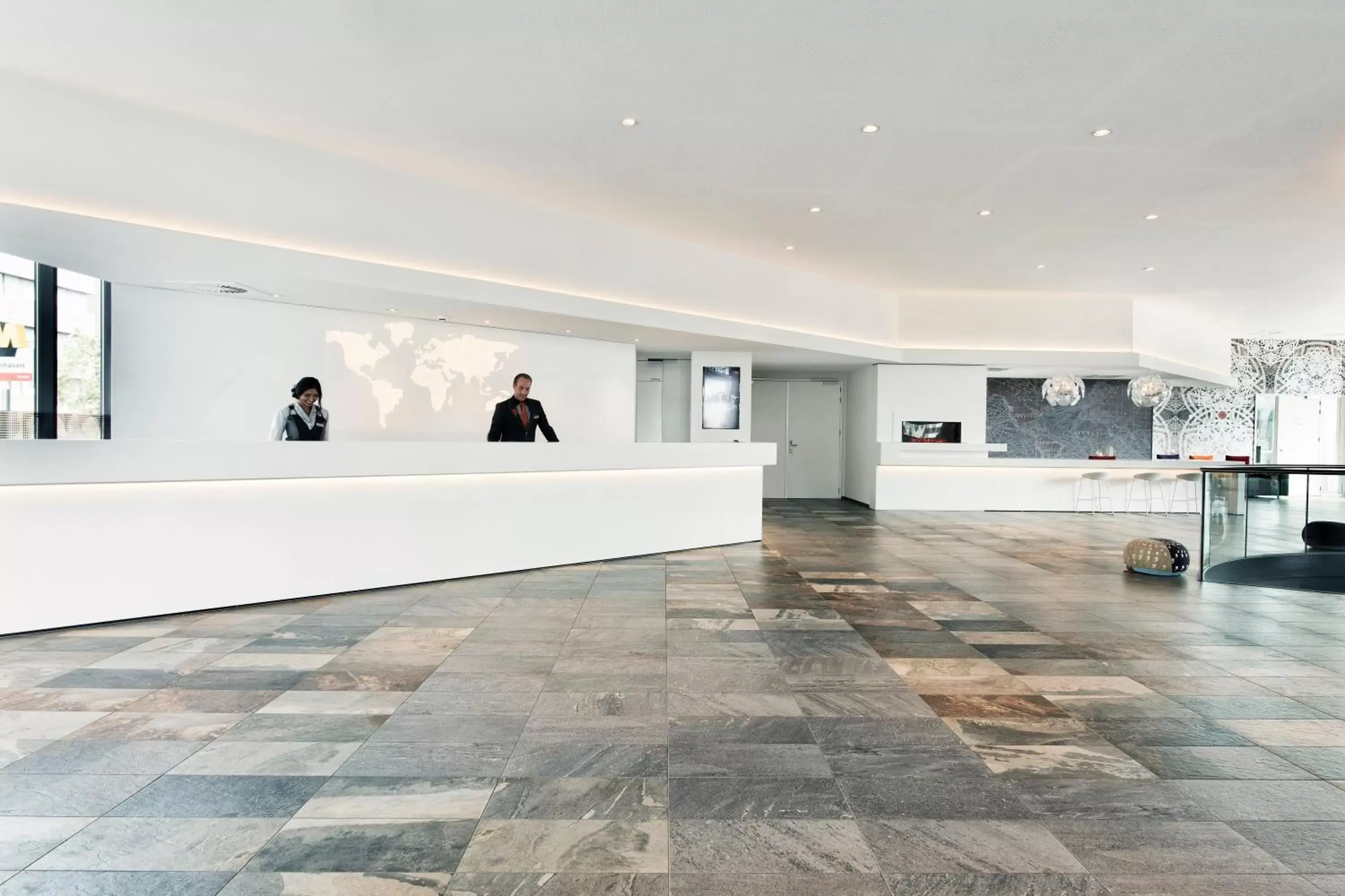 Lobby or reception in Mainport Design Hotel