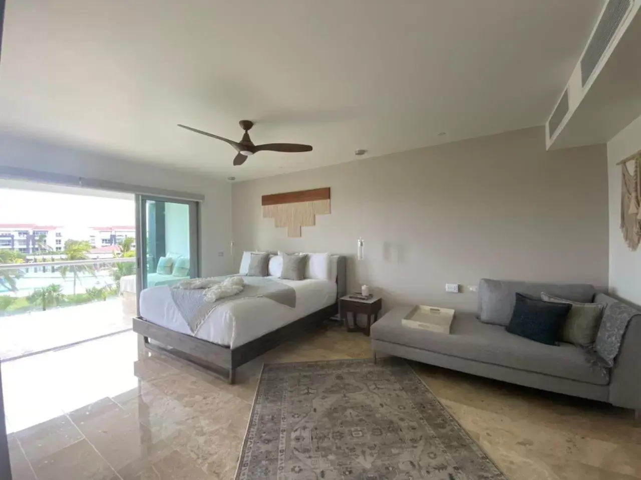 Seating Area in Mareazul Beach Front Condos At playa del Carmen