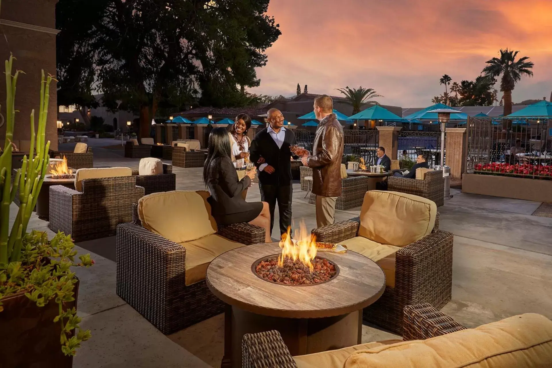 Patio in The Scottsdale Plaza Resort & Villas