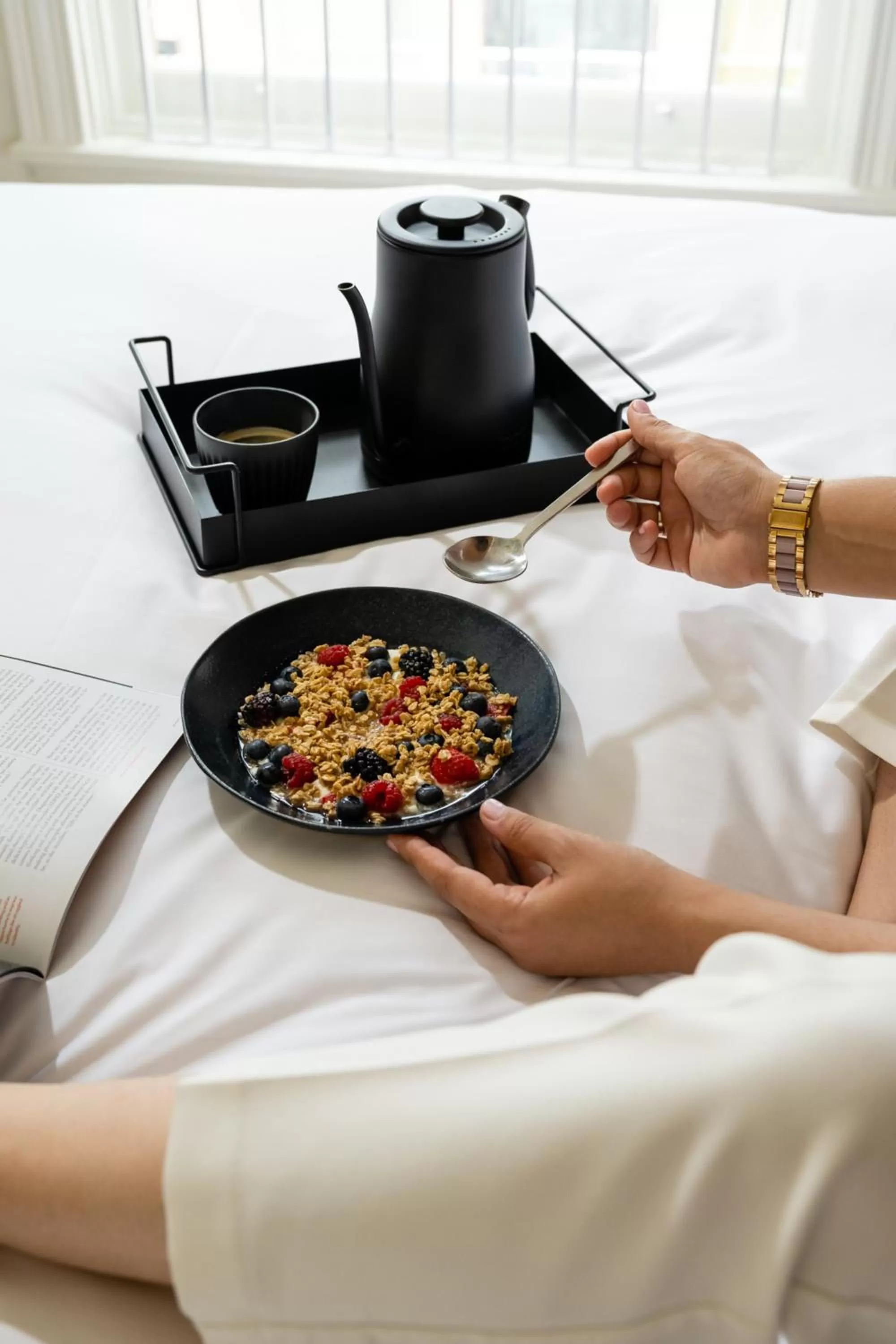 Food close-up in Gladstone House