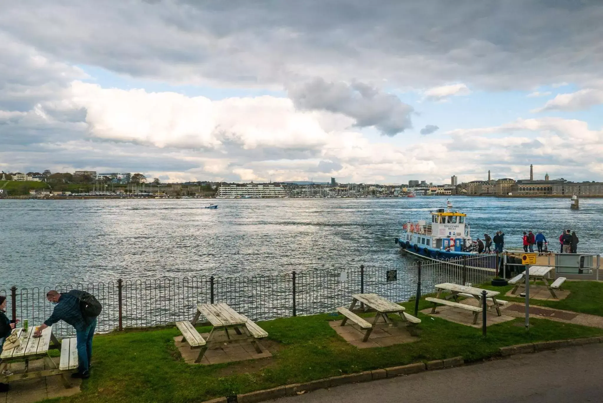 River view, View in Edgcumbe Arms