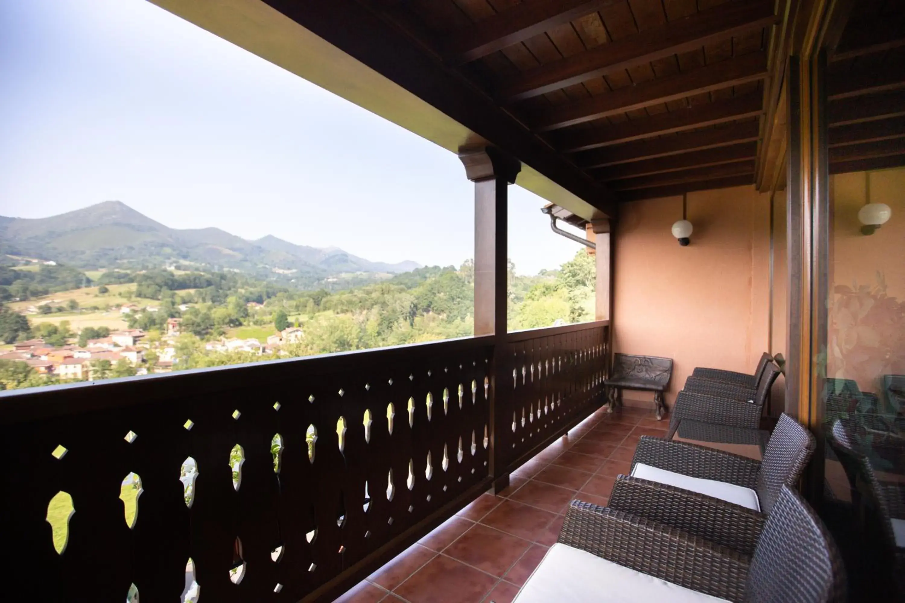 Balcony/Terrace in Hotel & Spa Villa de Mestas