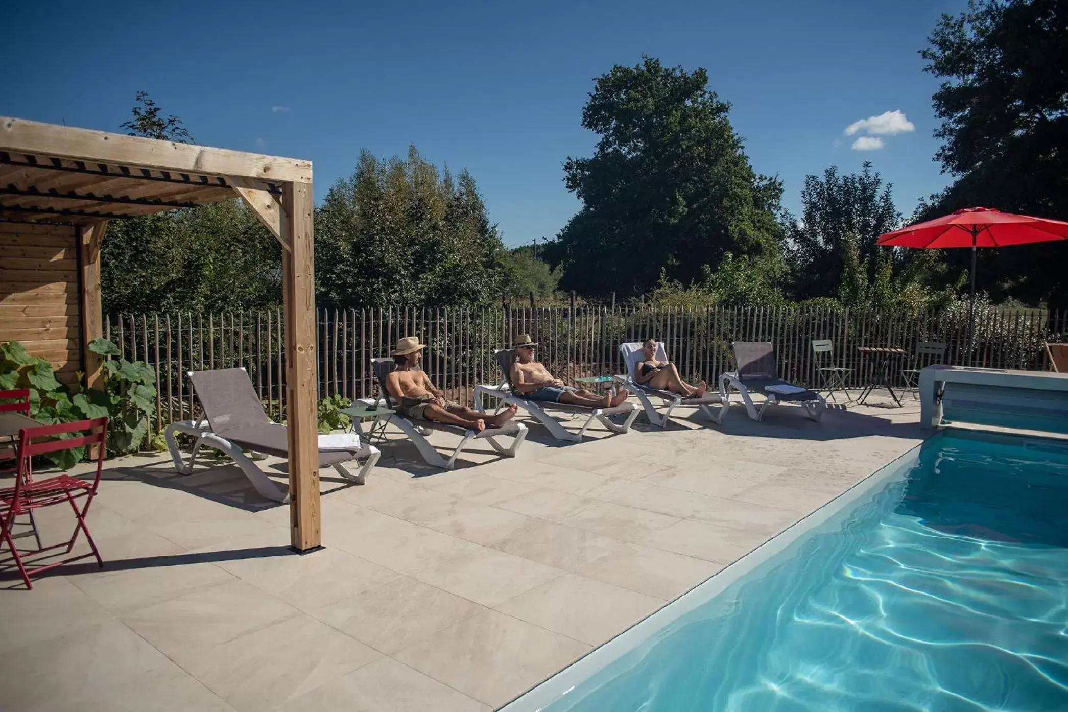 Patio, Swimming Pool in Le jardin des 4 saisons