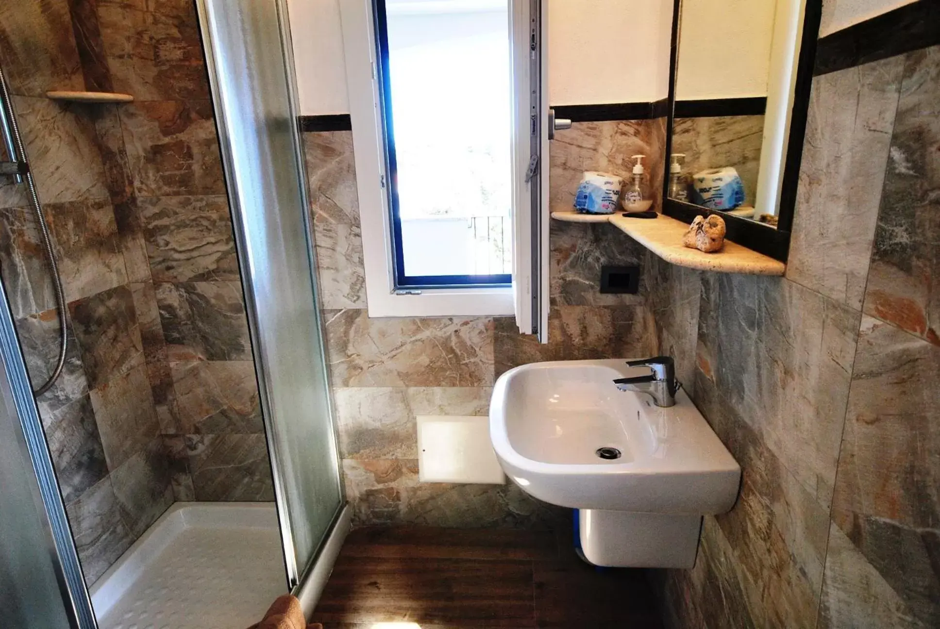 Shower, Bathroom in Holiday Residence Rifugio