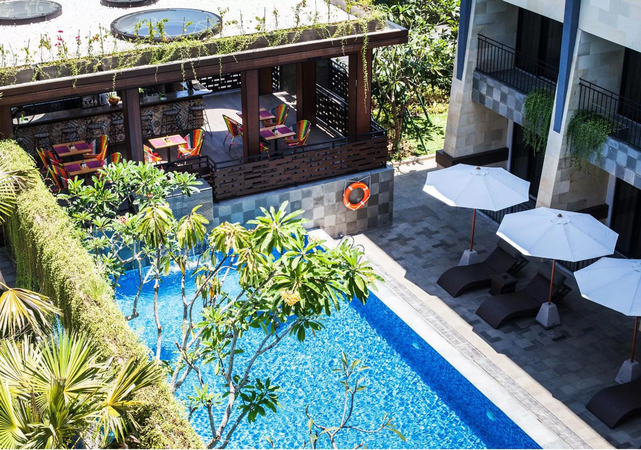 Pool view in Solia Legian Bali