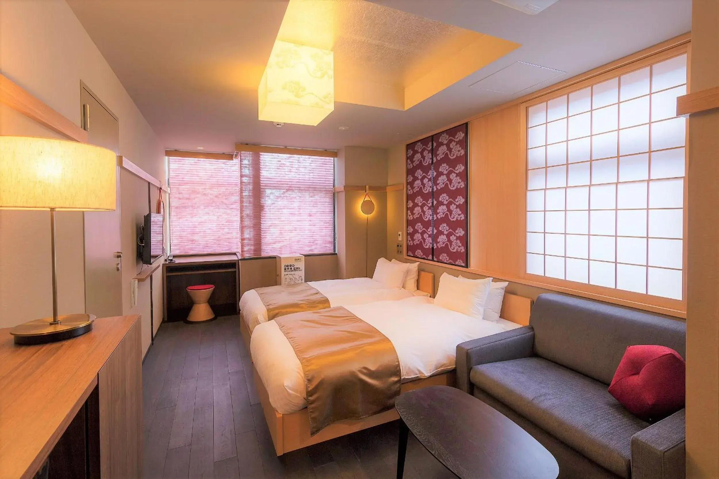 Bed in Gozan Hotel & Serviced Apartment Higashiyama Sanjo