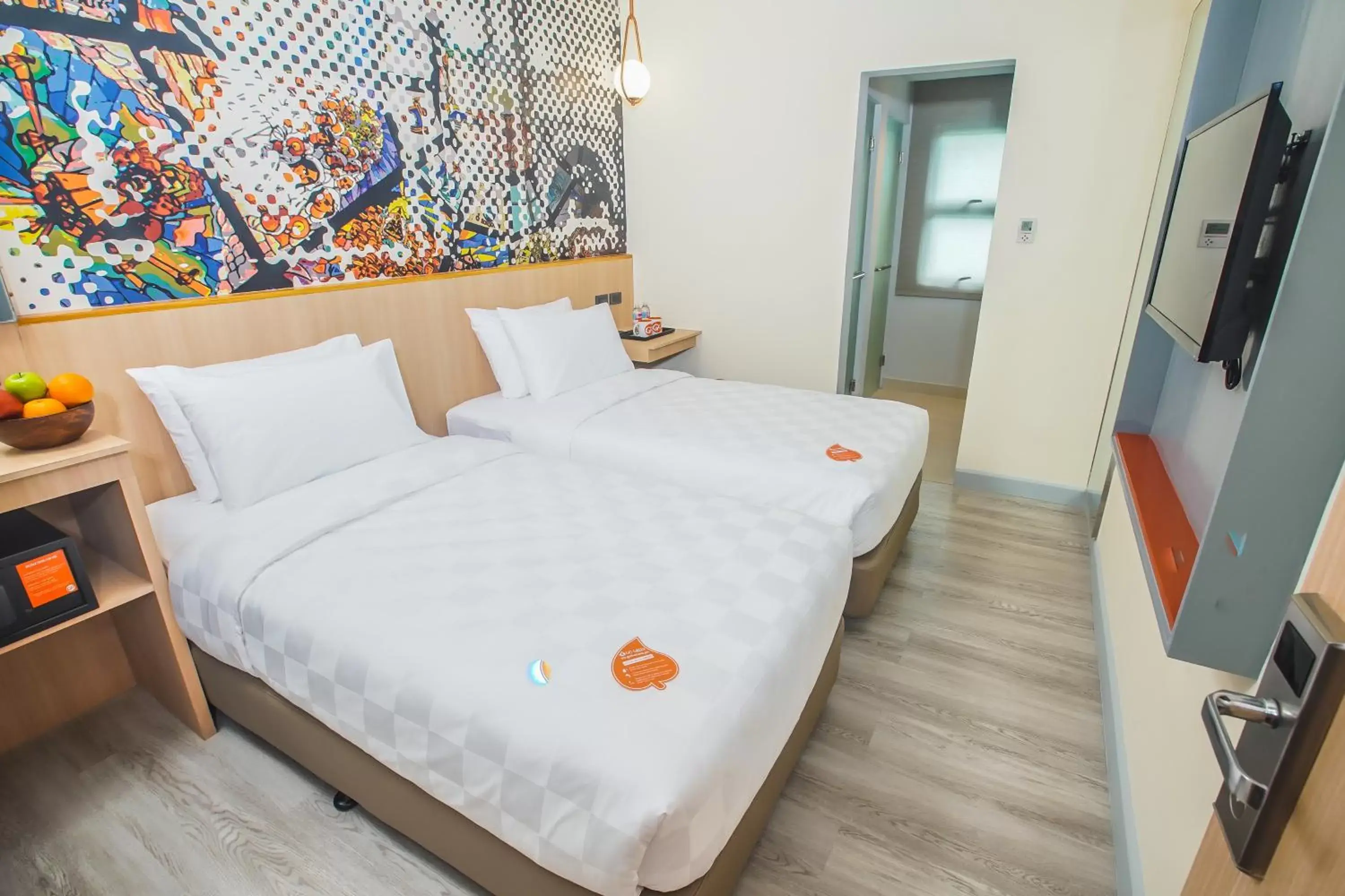Bed in Go Hotels Plus Naga Bed in Go Hotels Plus Naga