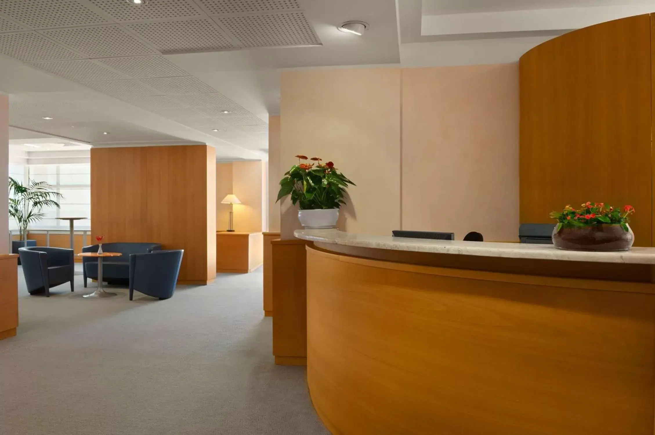 Business facilities, Lobby/Reception in Hilton Rome Airport