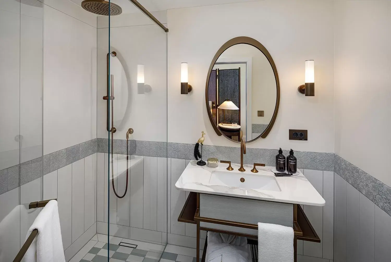 Bathroom in Small Luxury Hotel Ambassador Zurich