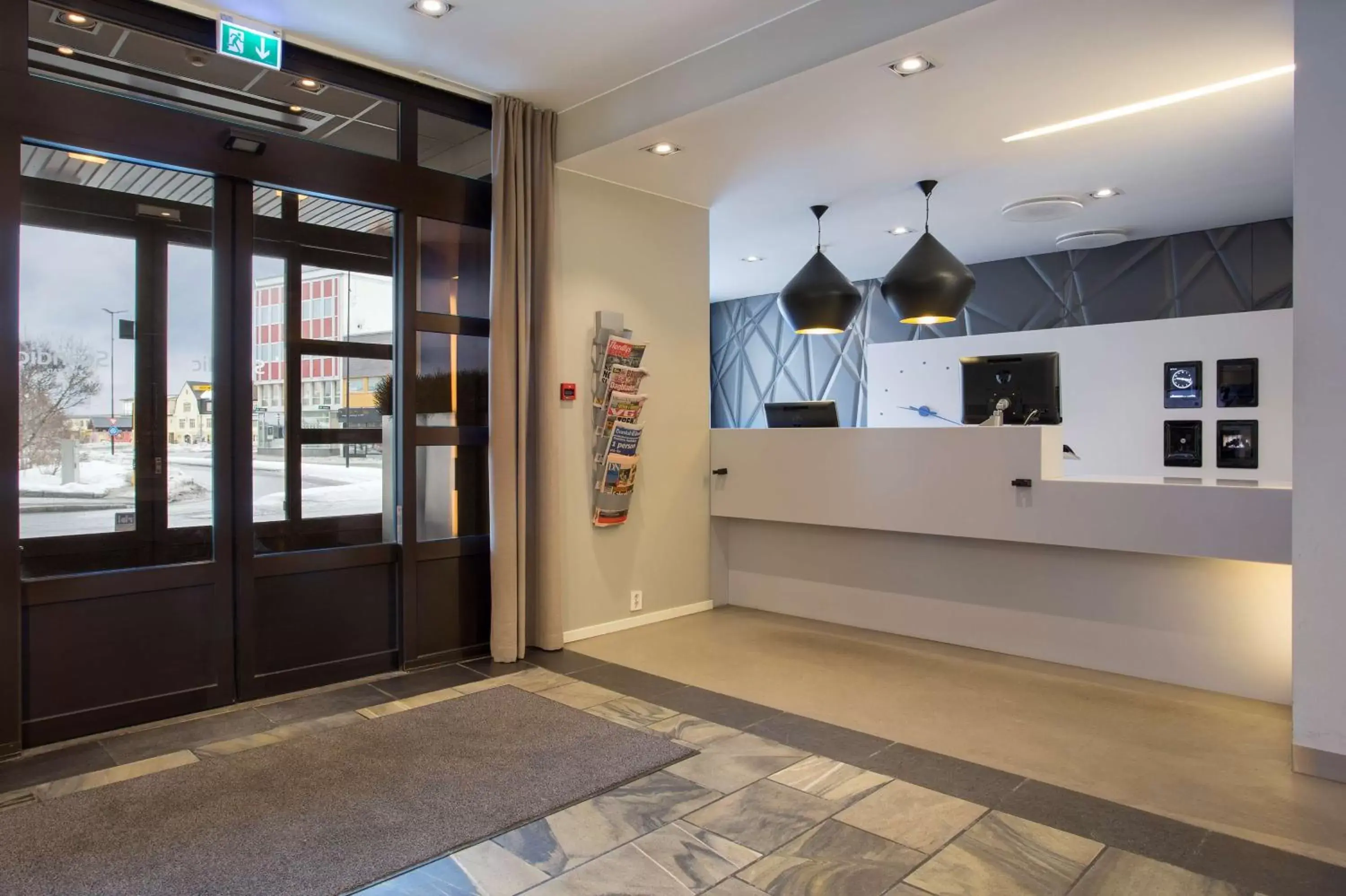 Lobby or reception in Scandic Harstad