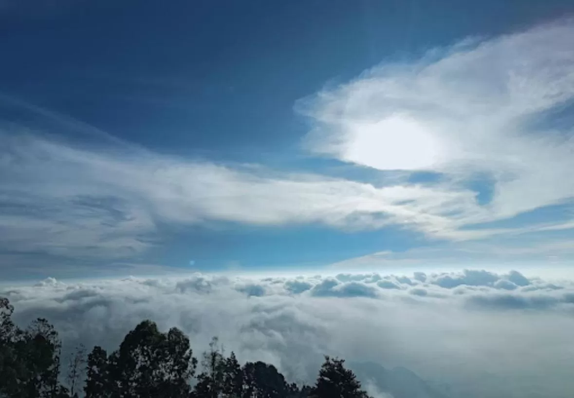 Mountain view, Winter in Cloud Walk