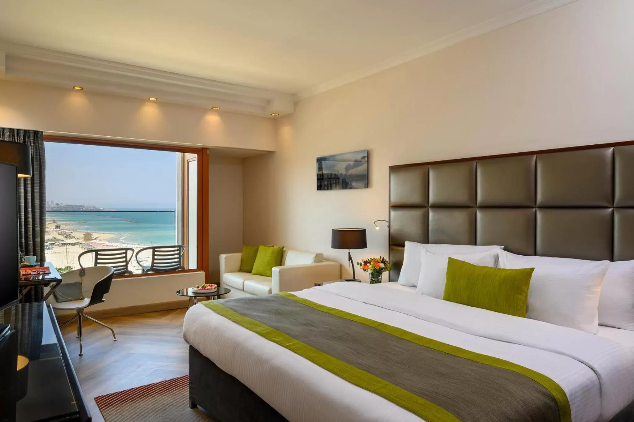 Bed in Carlton Tel Aviv Hotel – Luxury on the Beach