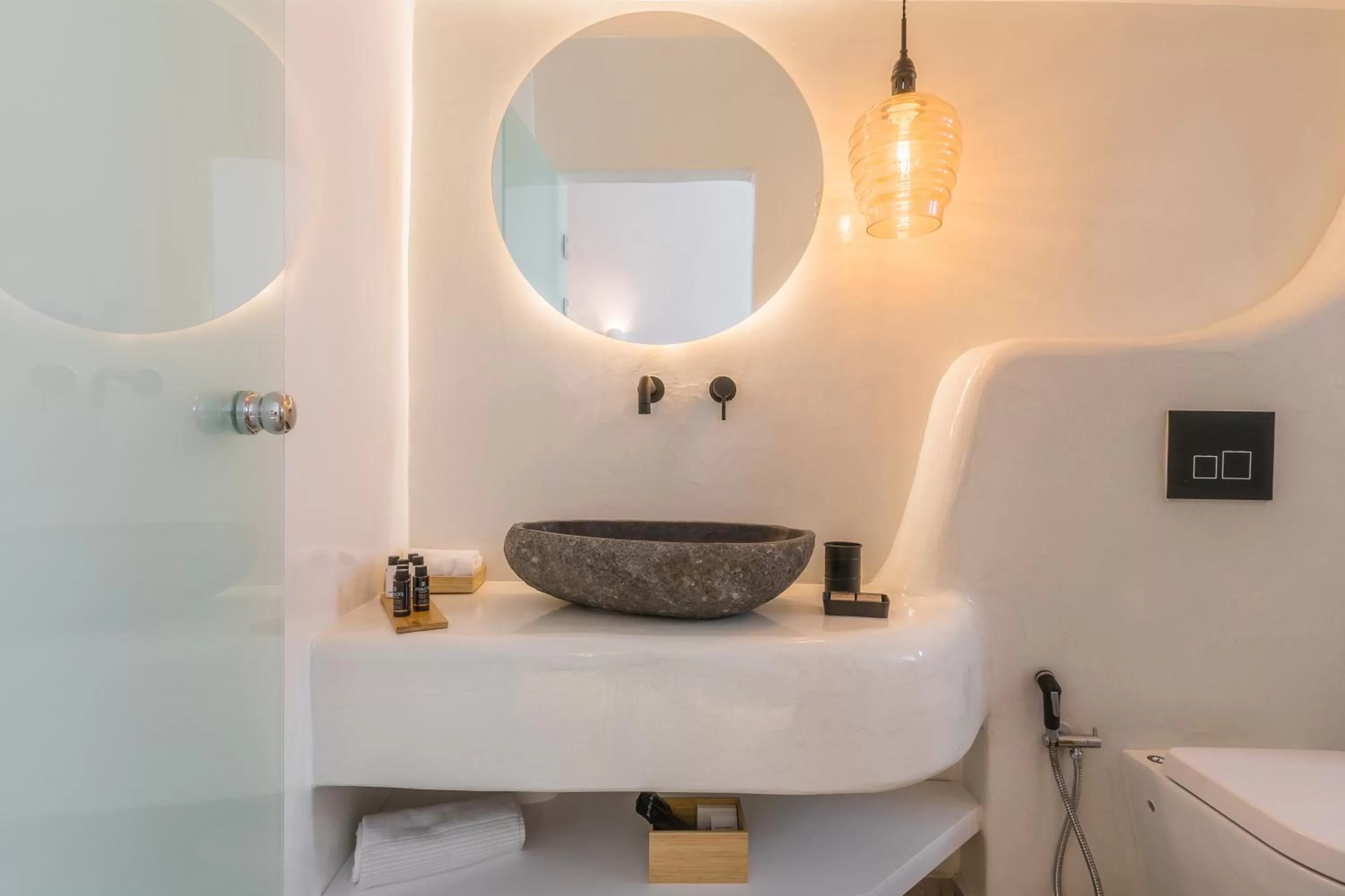 Bathroom in Eternity Suites Santorini